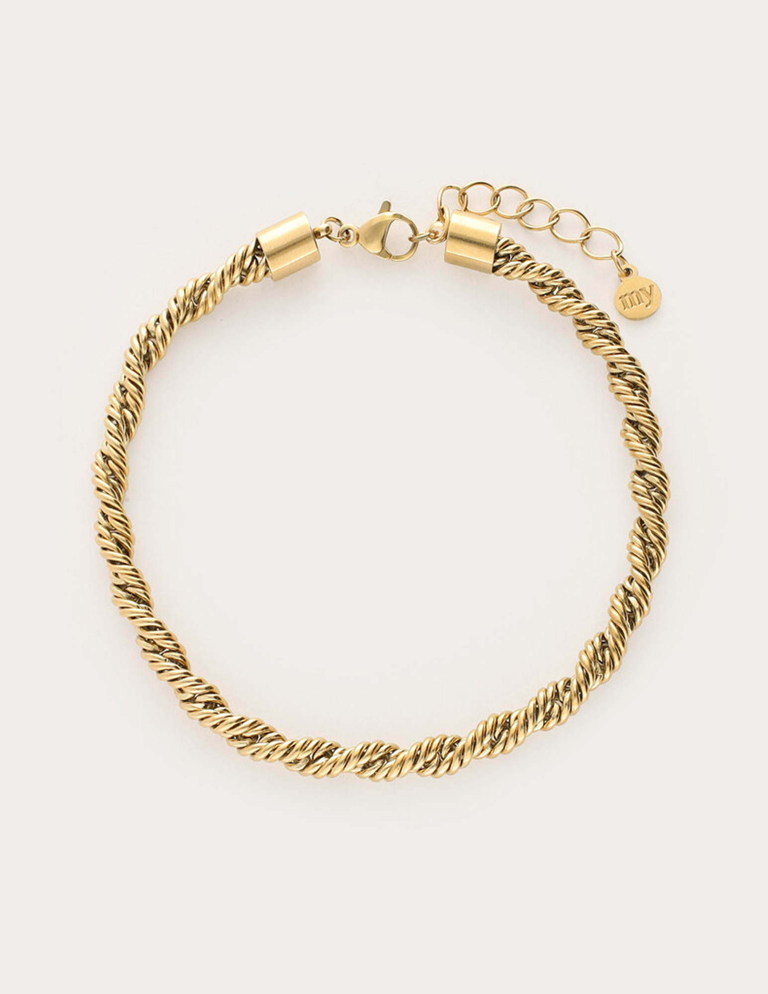 My Jewellery Bold armband gedraaid MJ14127 Goud