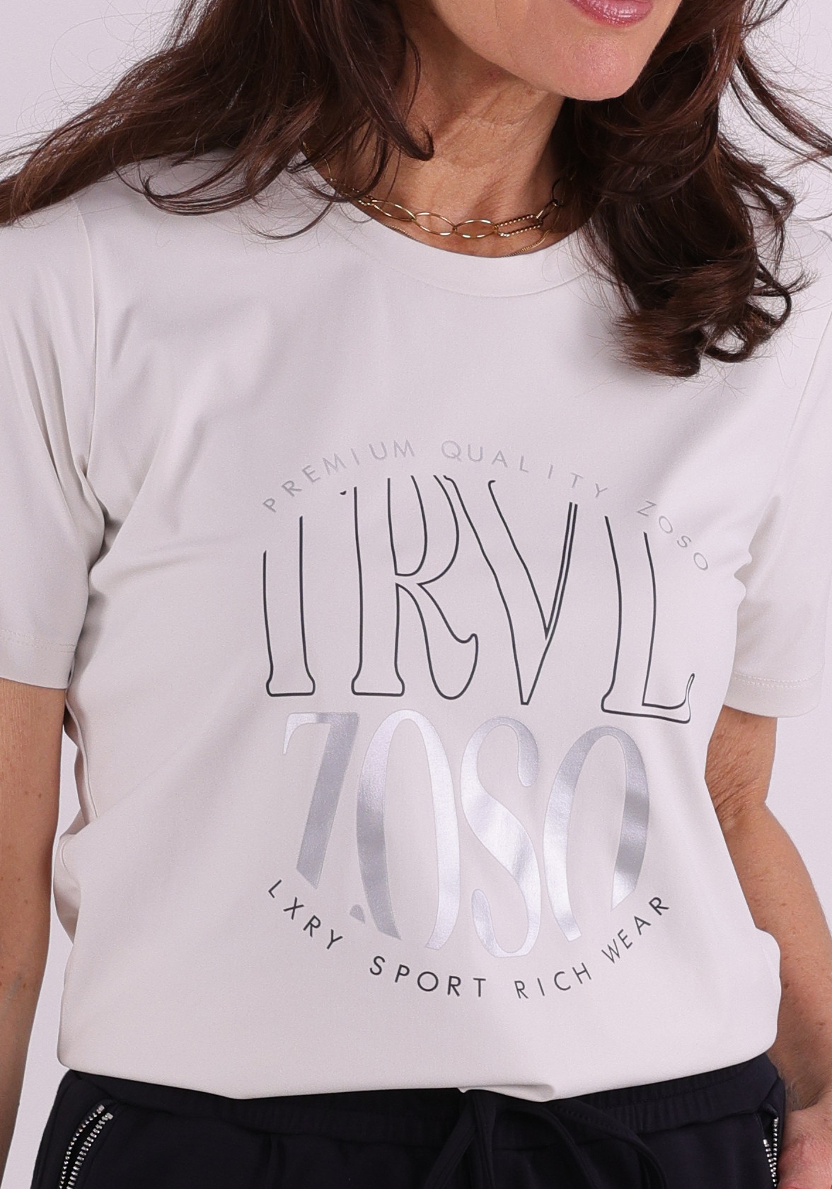 Zoso T-shirt 261Selma Wolwit-ecru