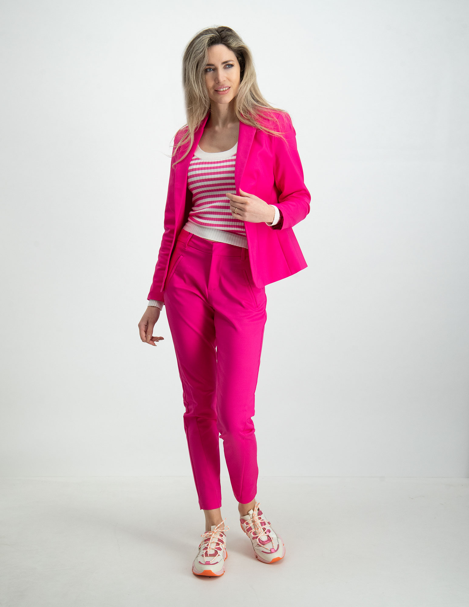 Vero moda Pantalon Victoria 10180484 Roze