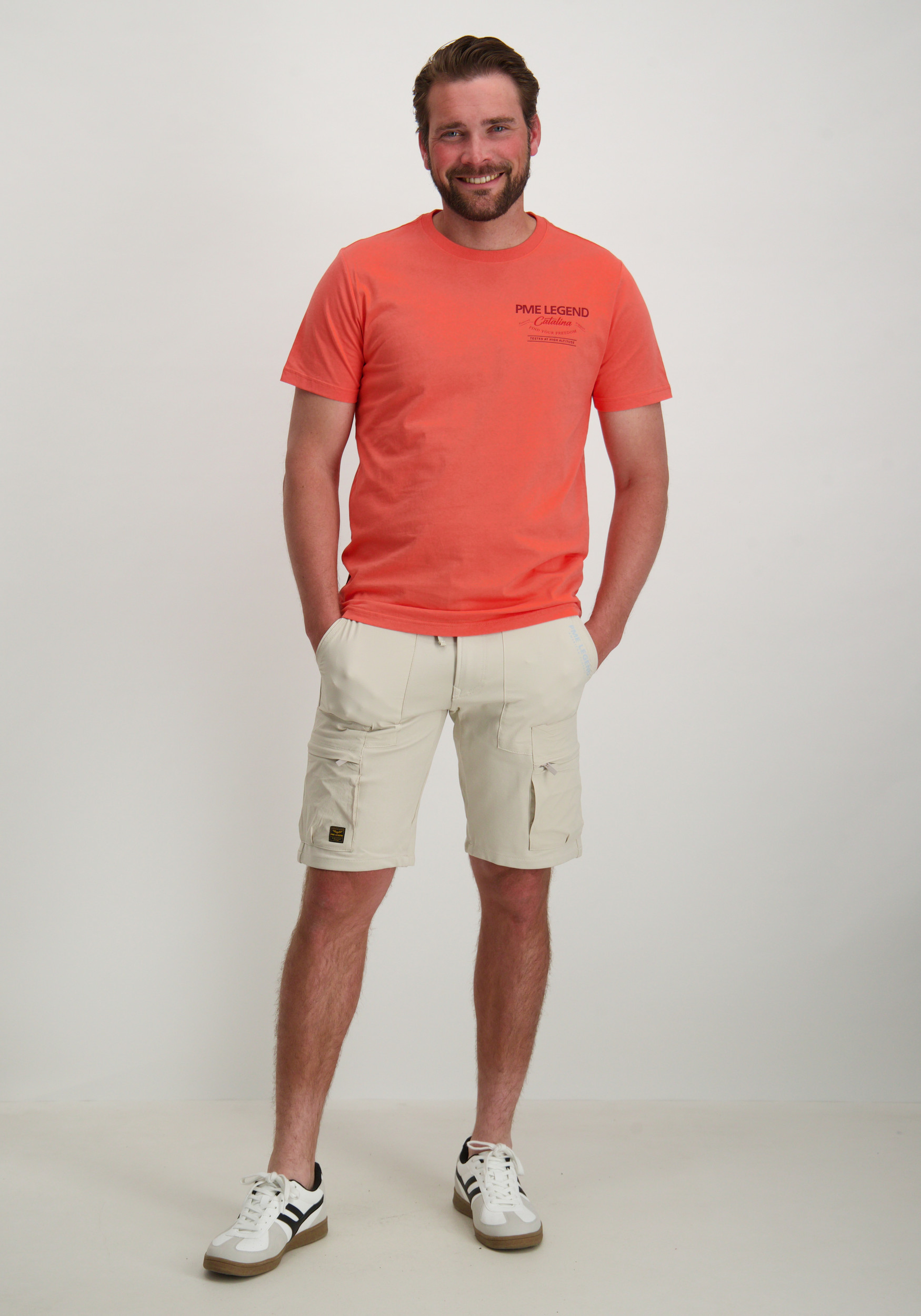 PME Legend Korte broek Airylon cargo PSH2504691 Zand