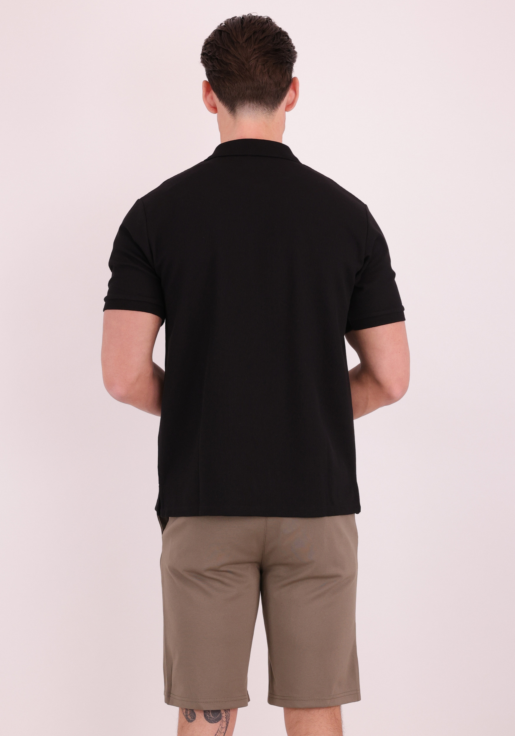 JACK & JONES Polo Austin 12268130 Zwart