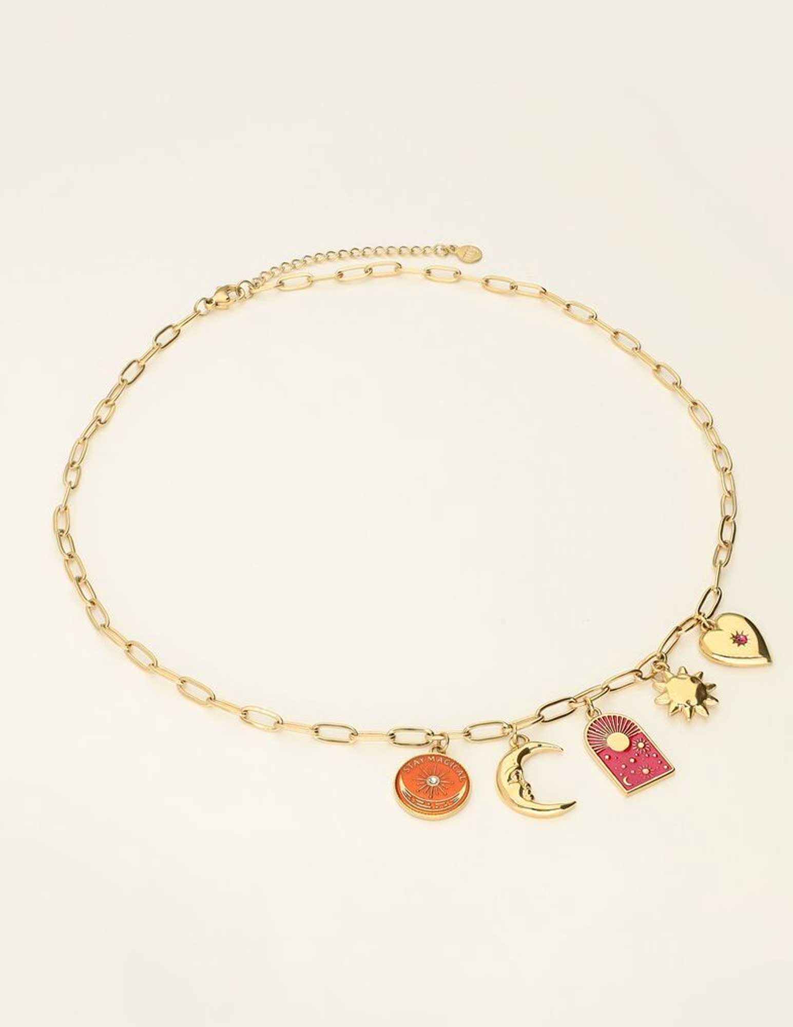 My Jewellery Mystic ketting met bedels MJ09419 Goud