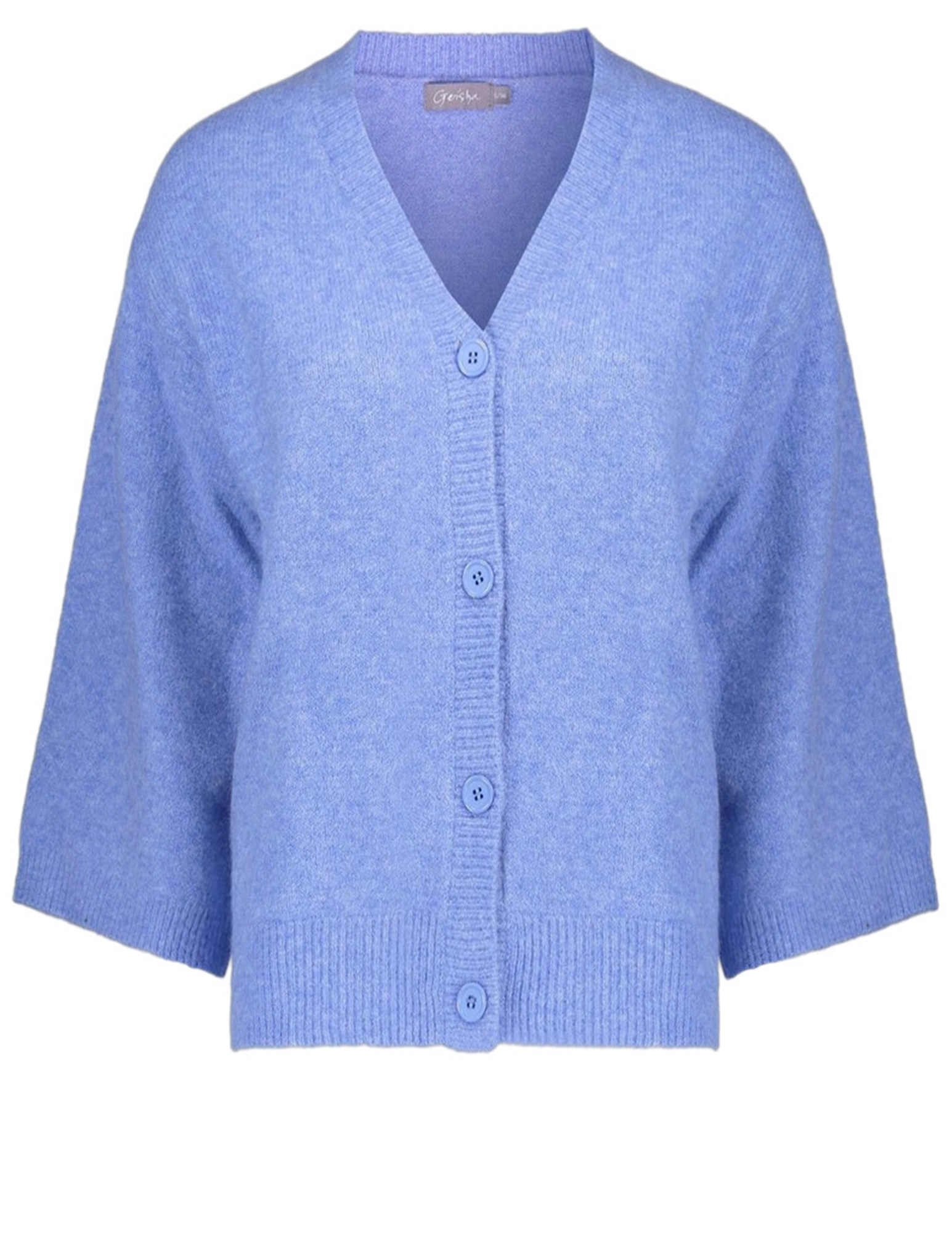 Geisha Vest met korte mouwen 54532-14 Licht blauw