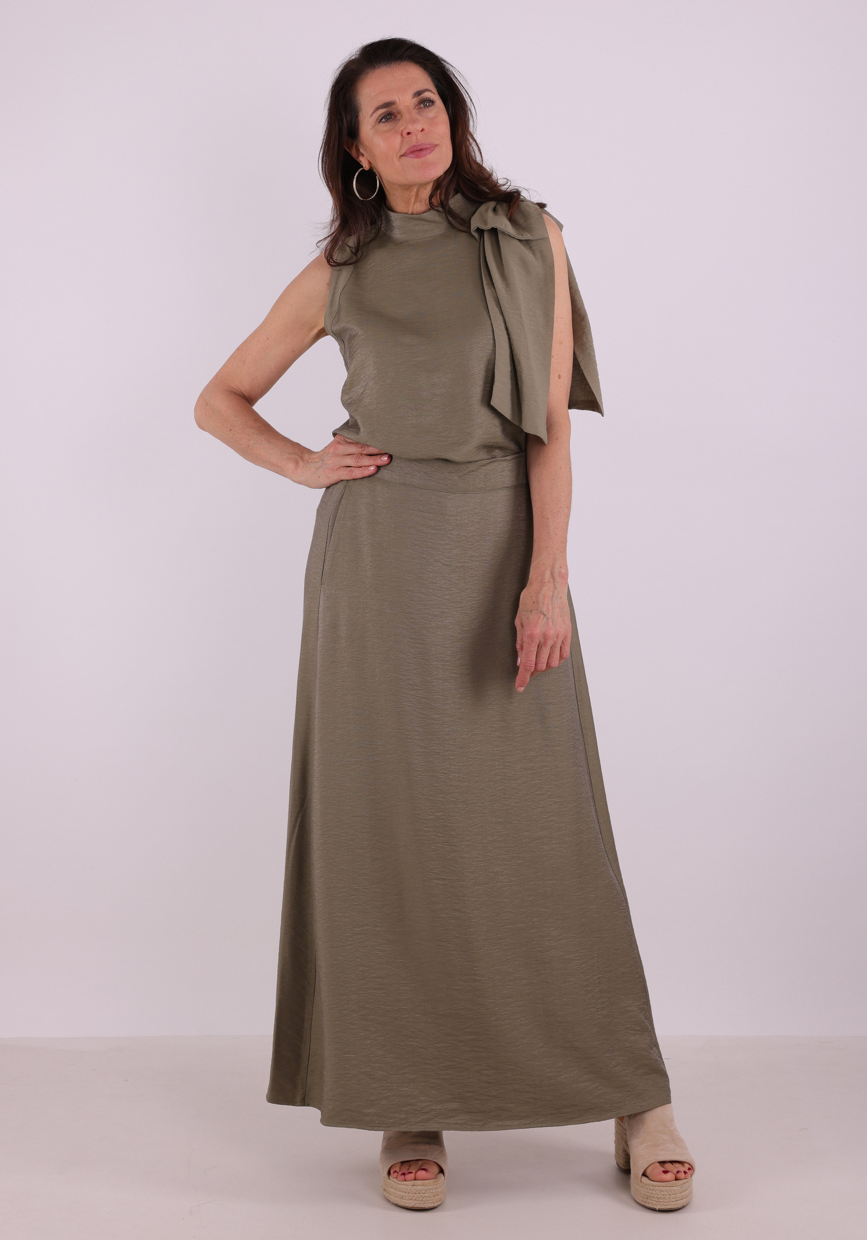 Jansen Amsterdam Top ORLA SS26 Leger Groen