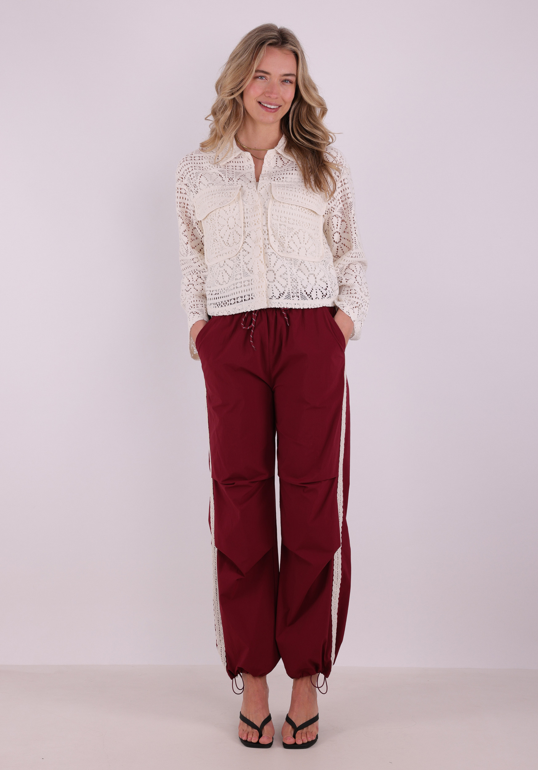 Vila Blouse Merinda 14105211 Wolwit-ecru