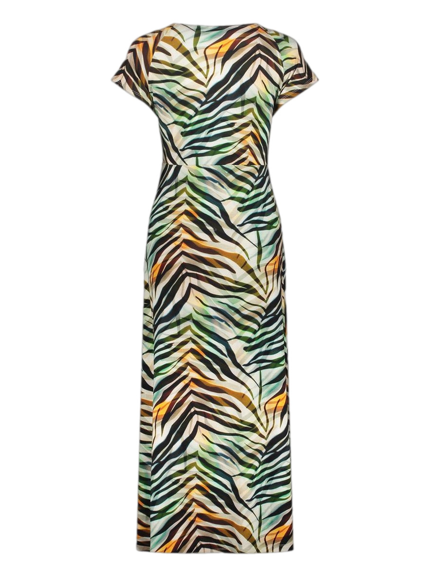 Geisha Lange jurk all-over print 67423-60 JANE Bruin