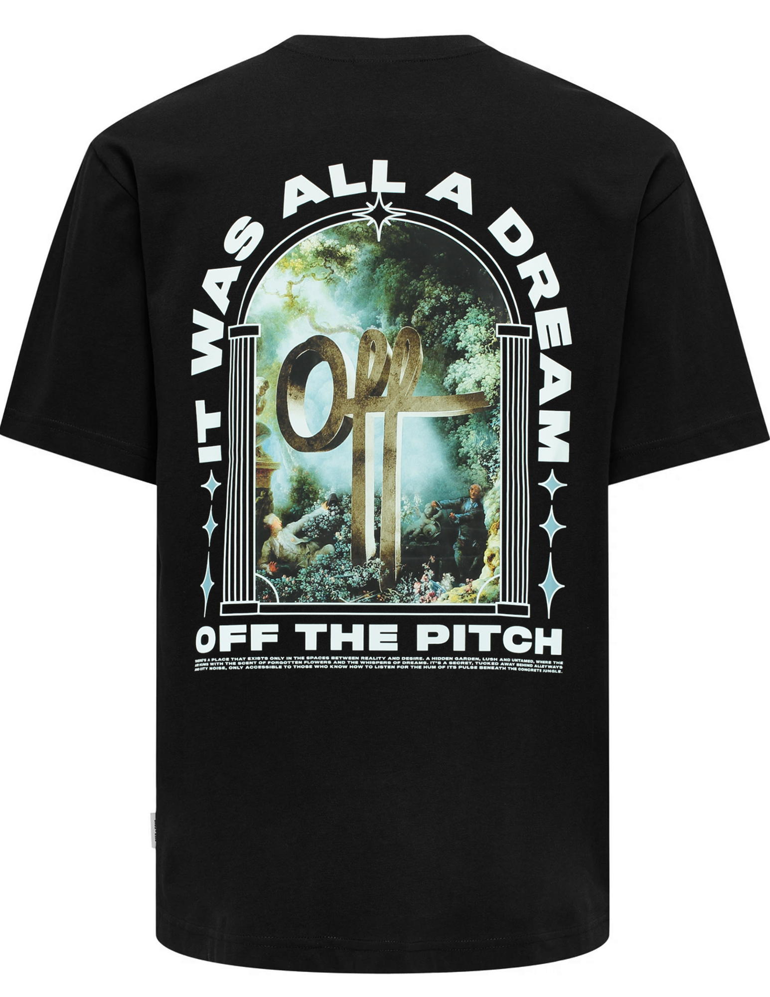 Off The Pitch T-shirt Passage OTP261047 Zwart