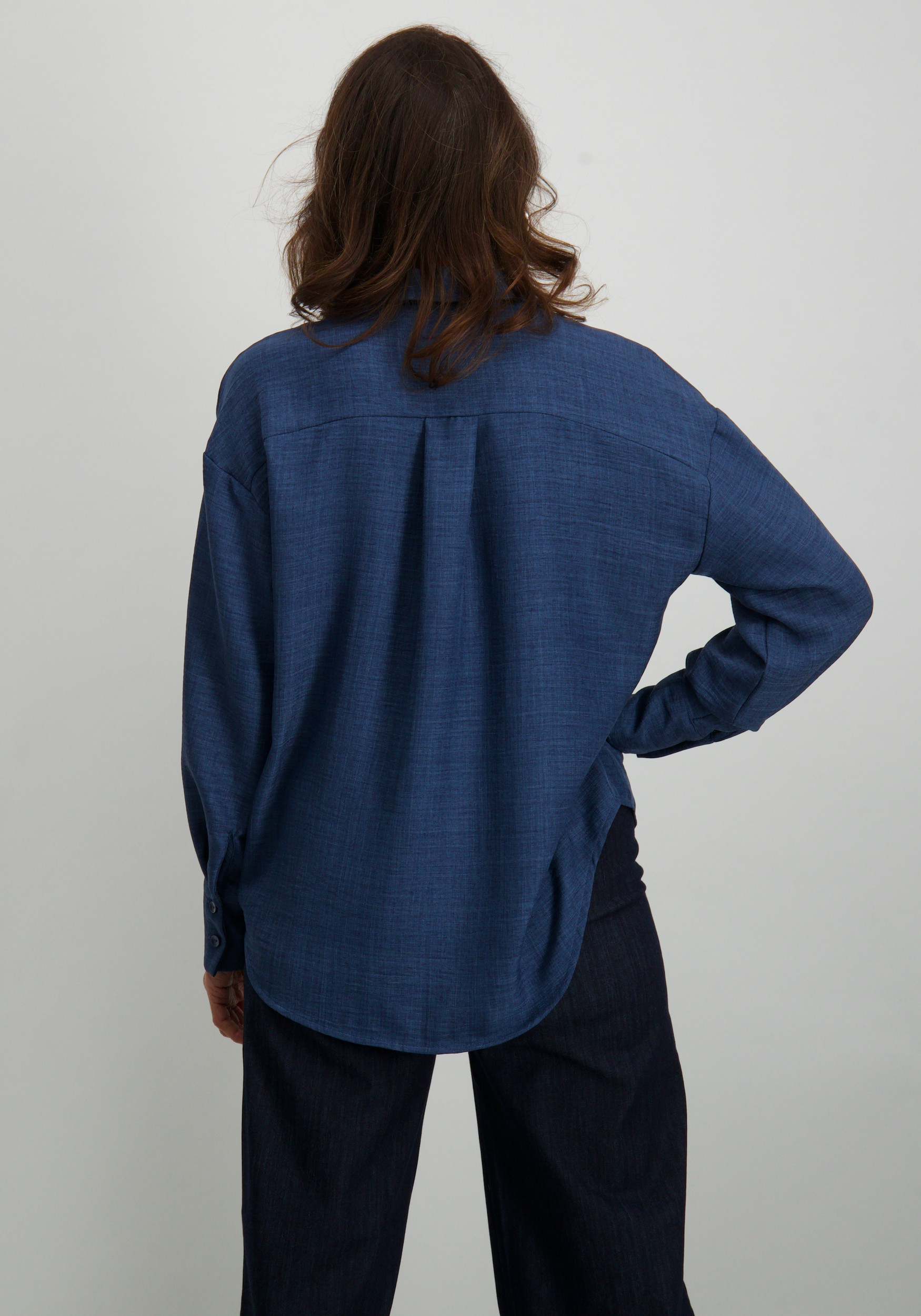 Vero moda Blouse Melaney queeny 10316389 Donker blauw