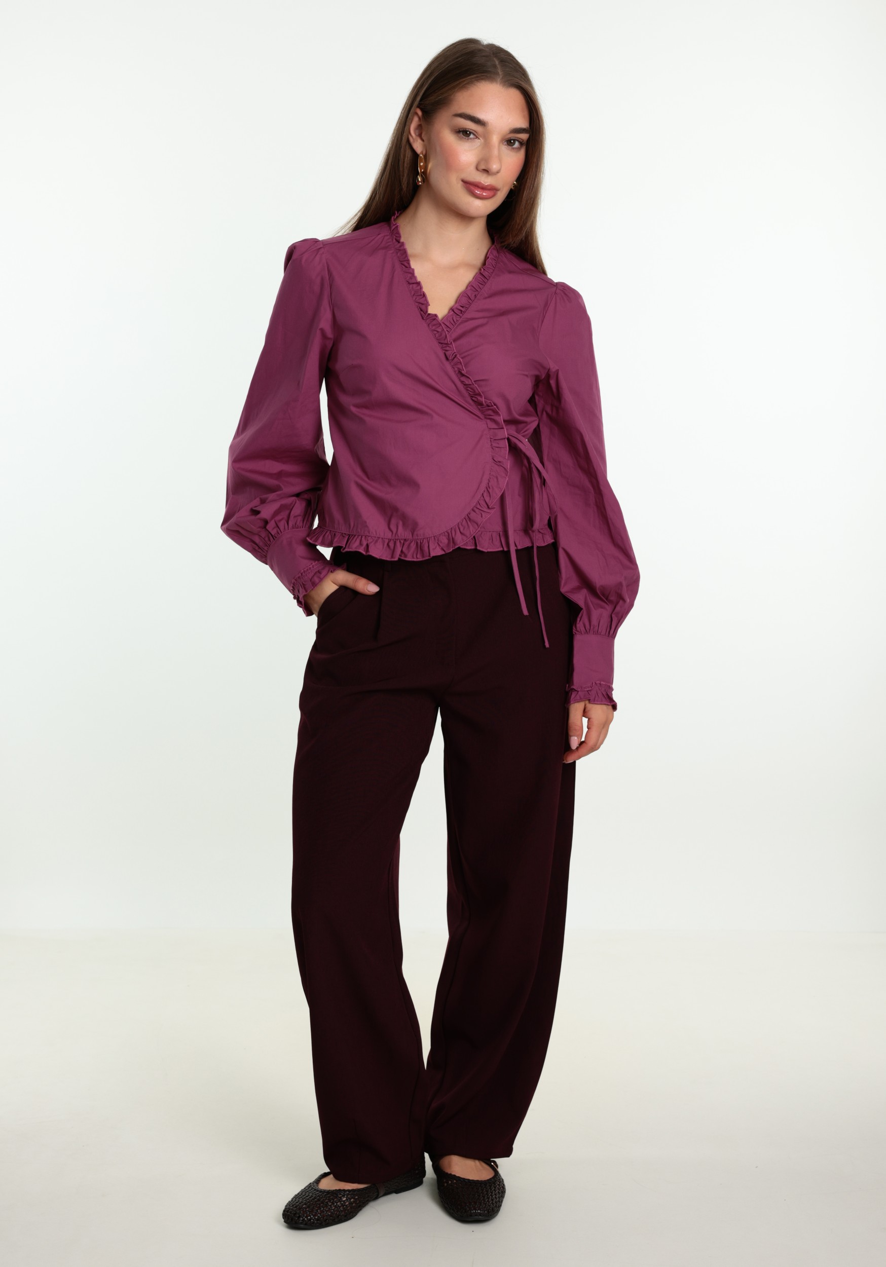 Harper & Yve Blouse Coby AW6P603 Donker rose