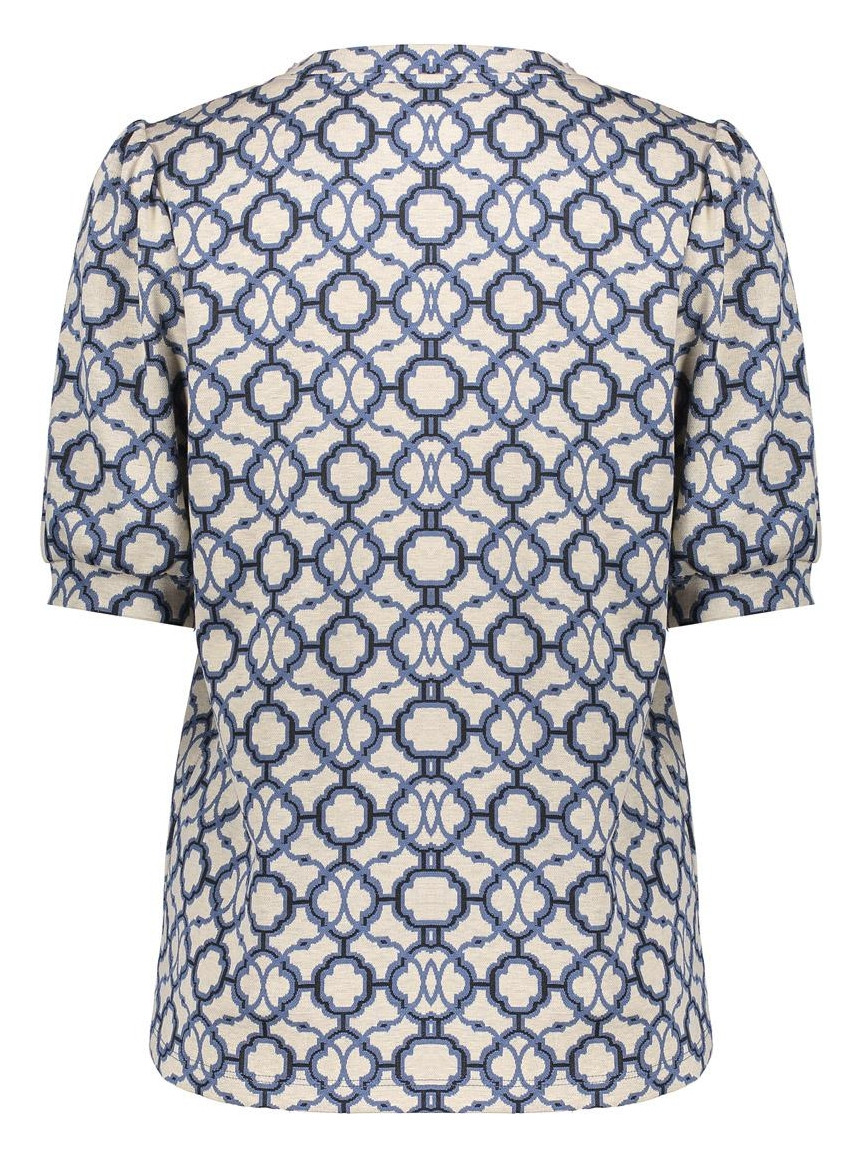 Geisha Top 53160-70 Blauw