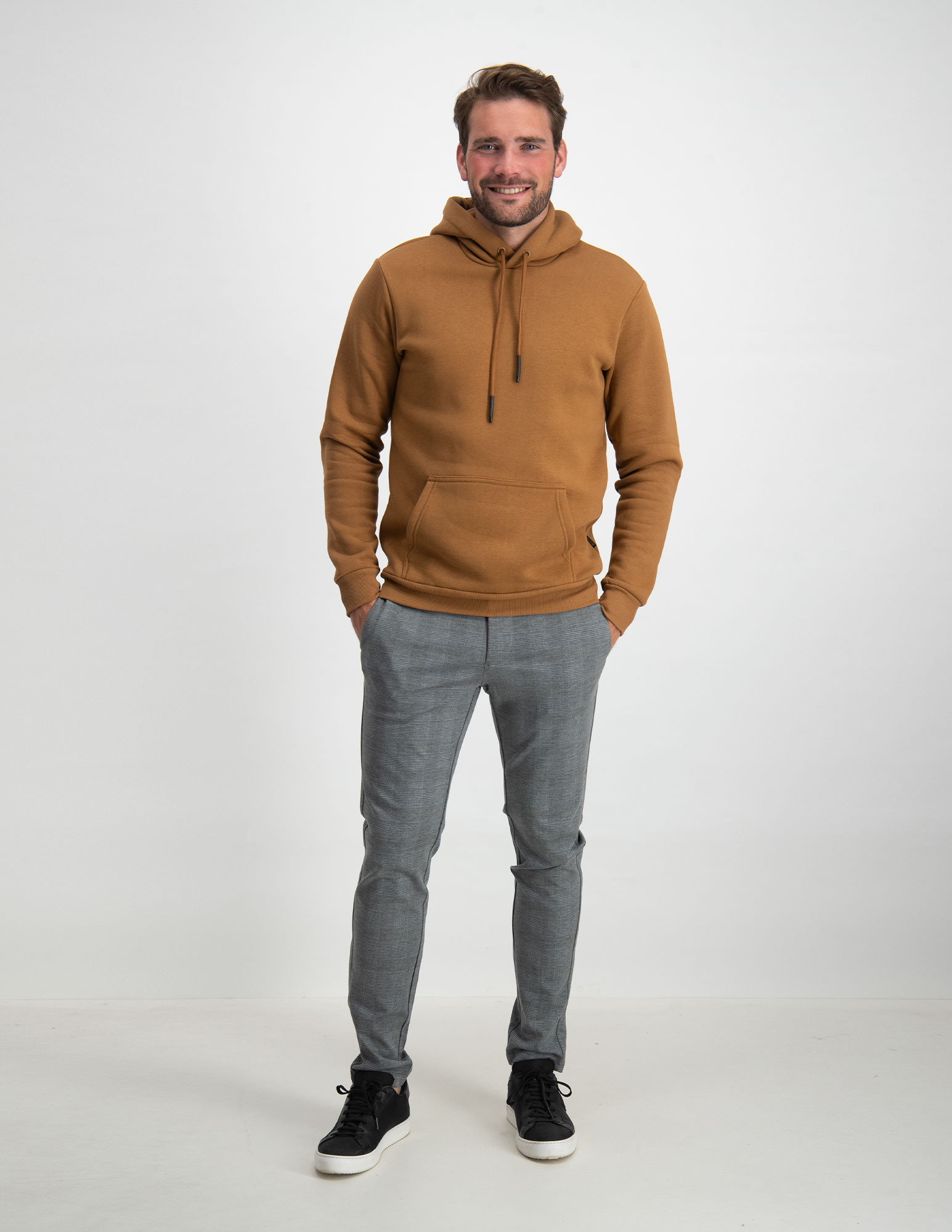 ONLY & SONS Mark pants geruit 22025666 Grijs