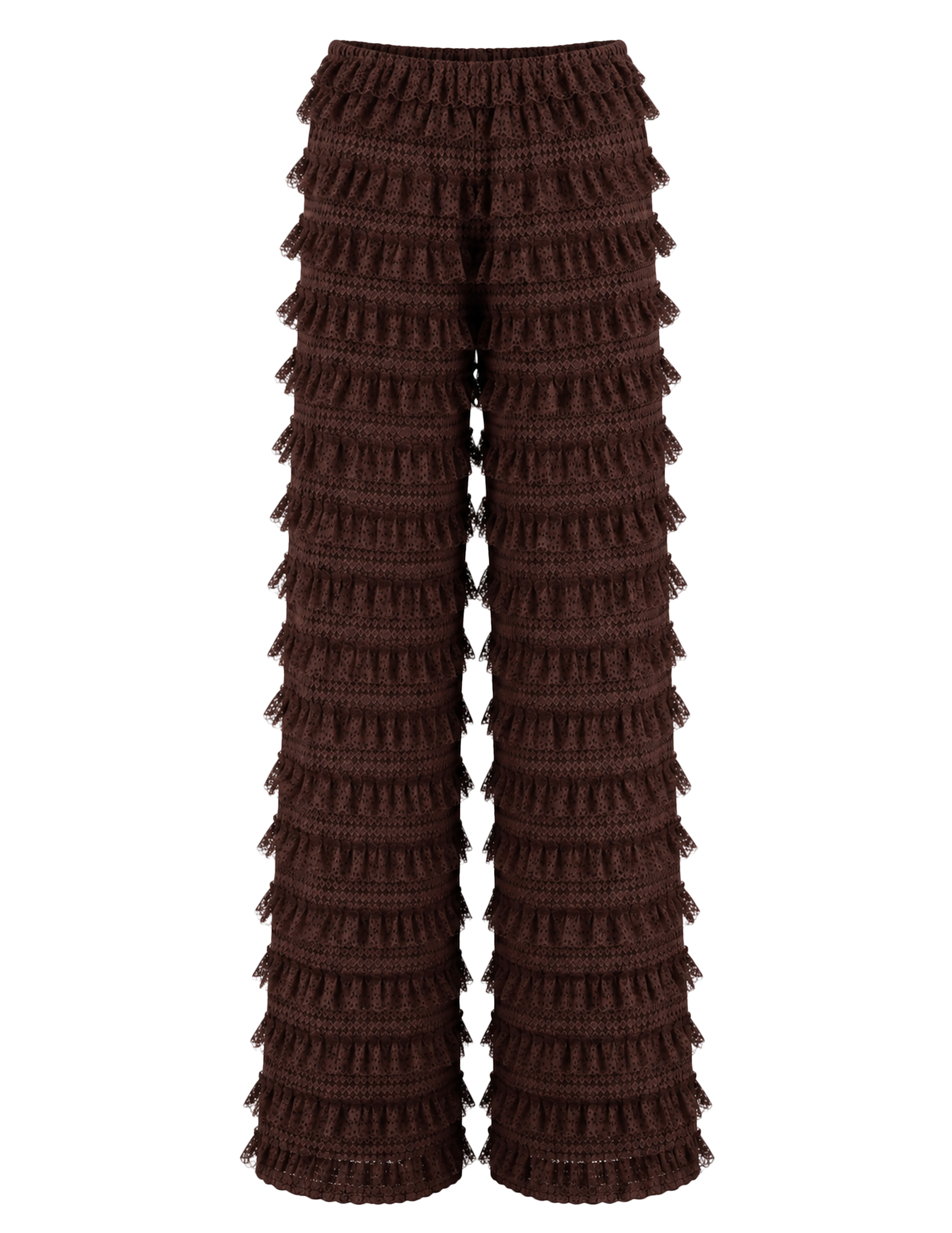Harper & Yve Broek Lo AW6P107 Donker bruin