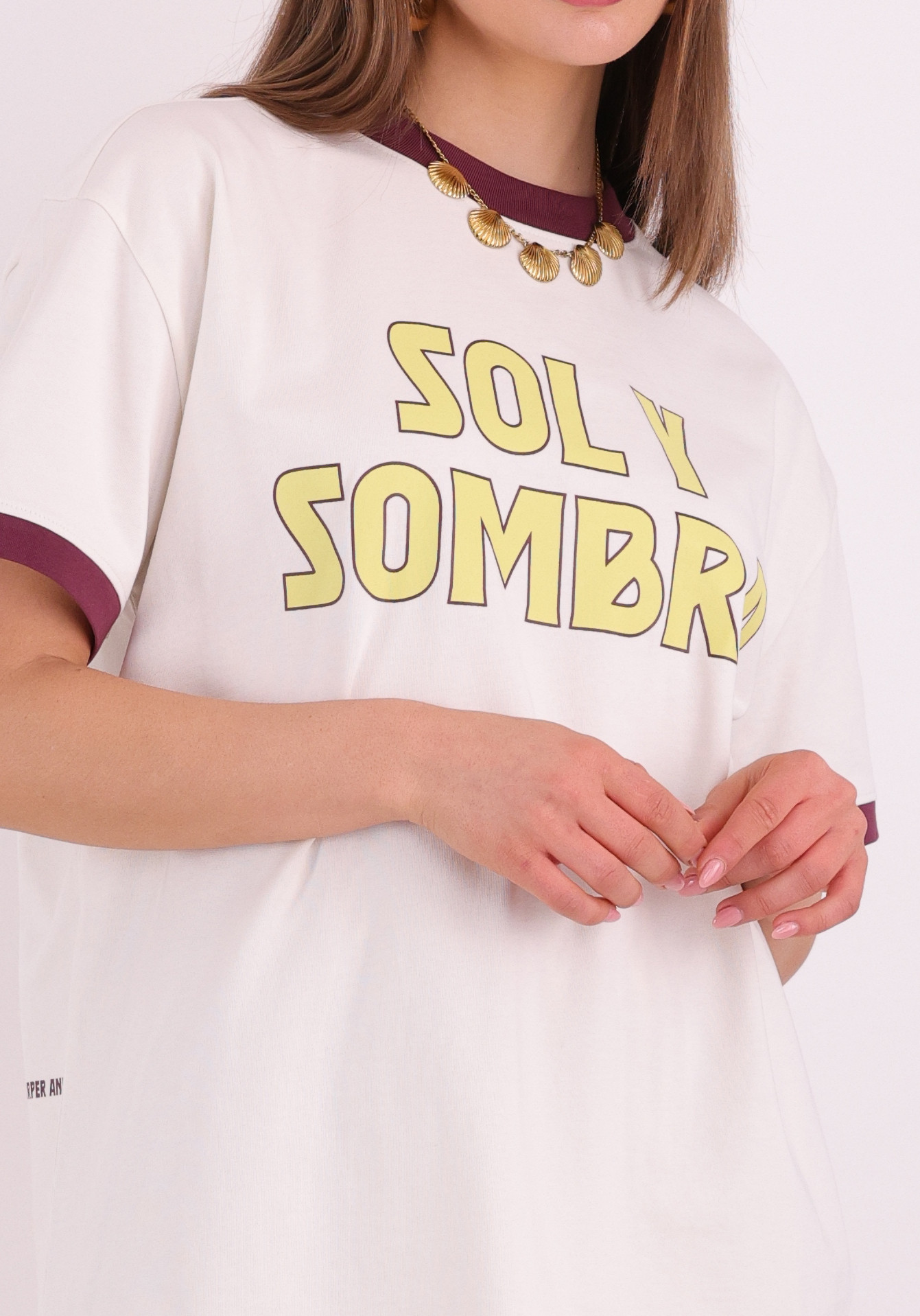 Harper & Yve Top Sol HS6Y302 Ecru