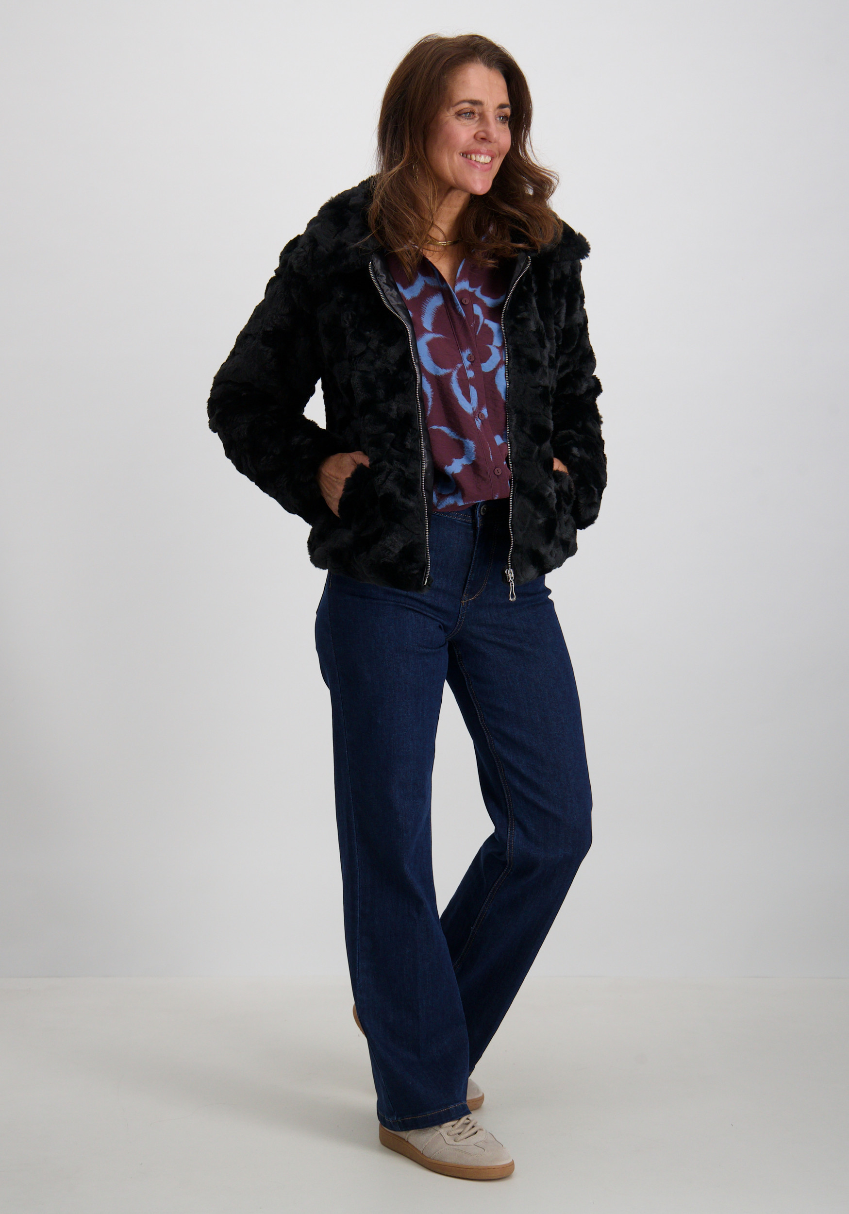 Red Button Jeans Colette SRB4334 AW25 Donker blauw