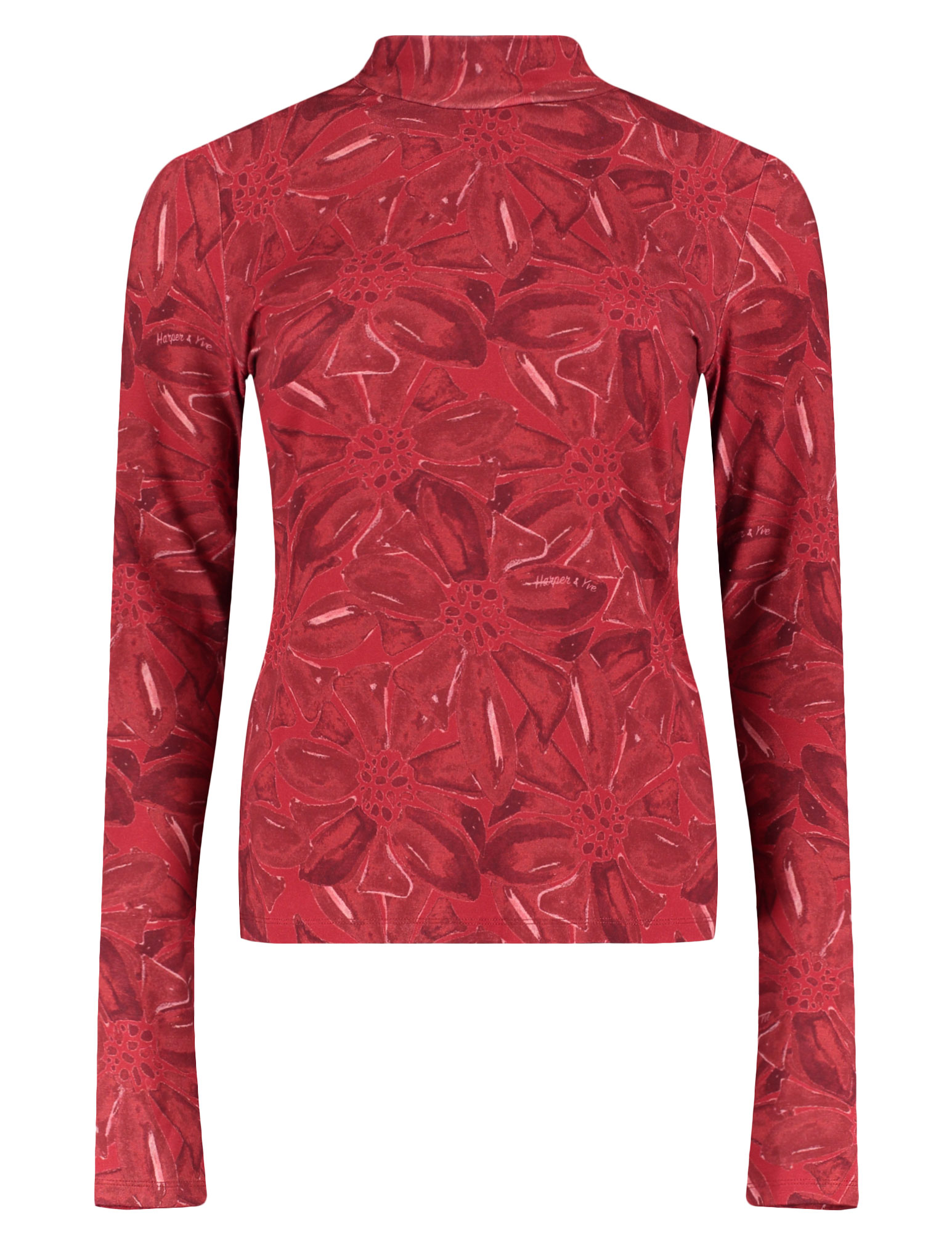 Harper & Yve Top Jane AW25T504 Rood