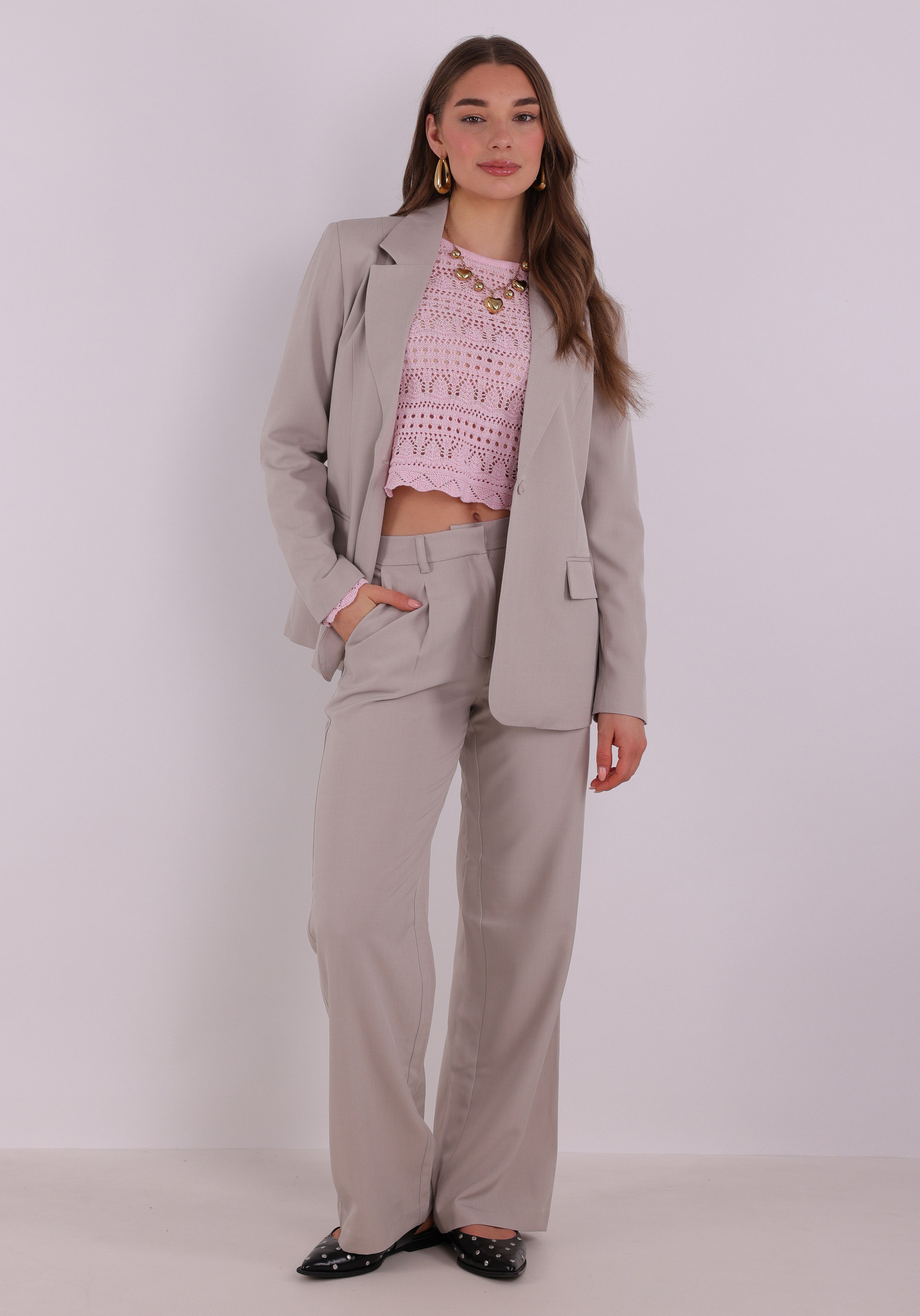 Only Trui Elke 15363049 Licht rose