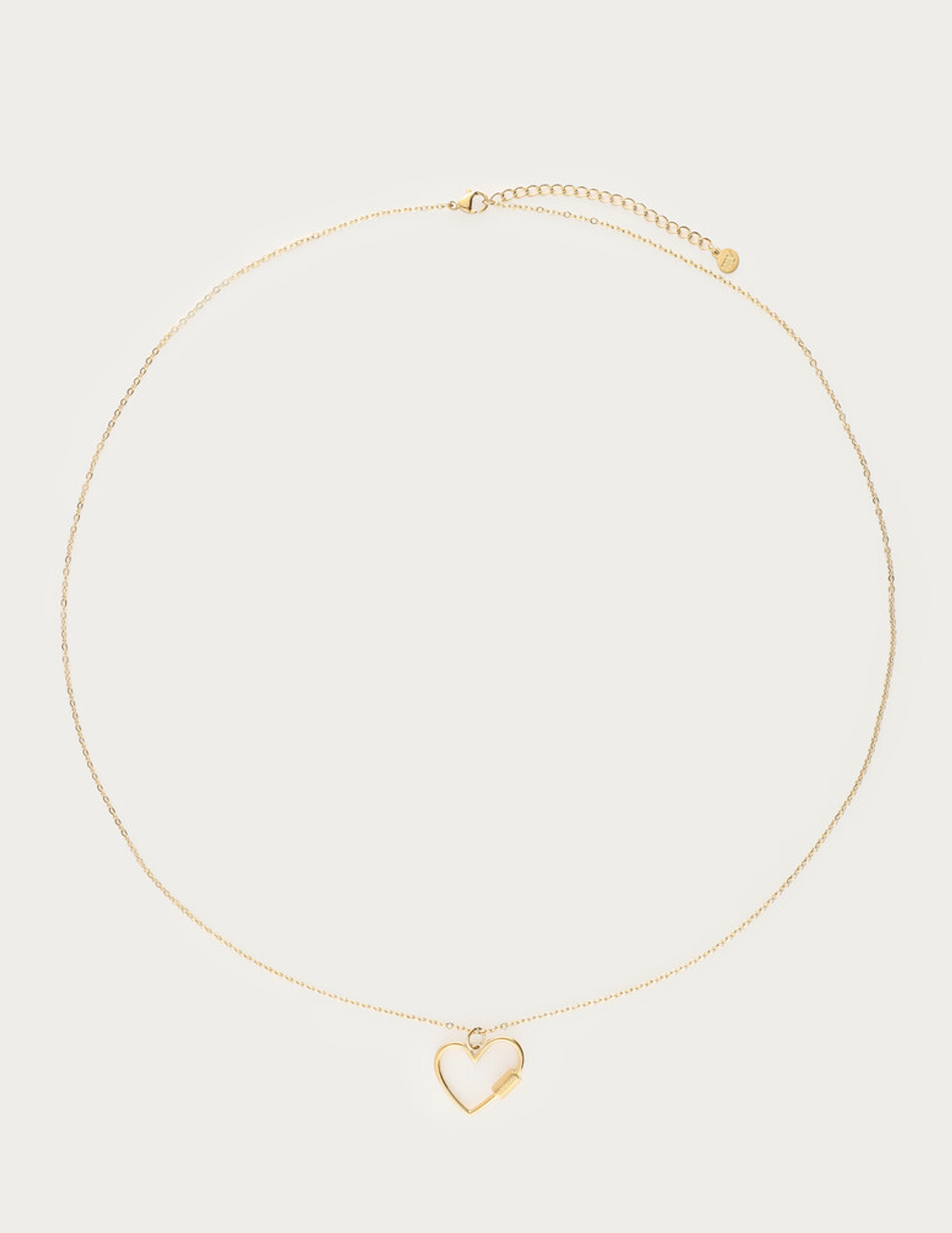 My Jewellery Bold ketting met hart MJ14158 Goud