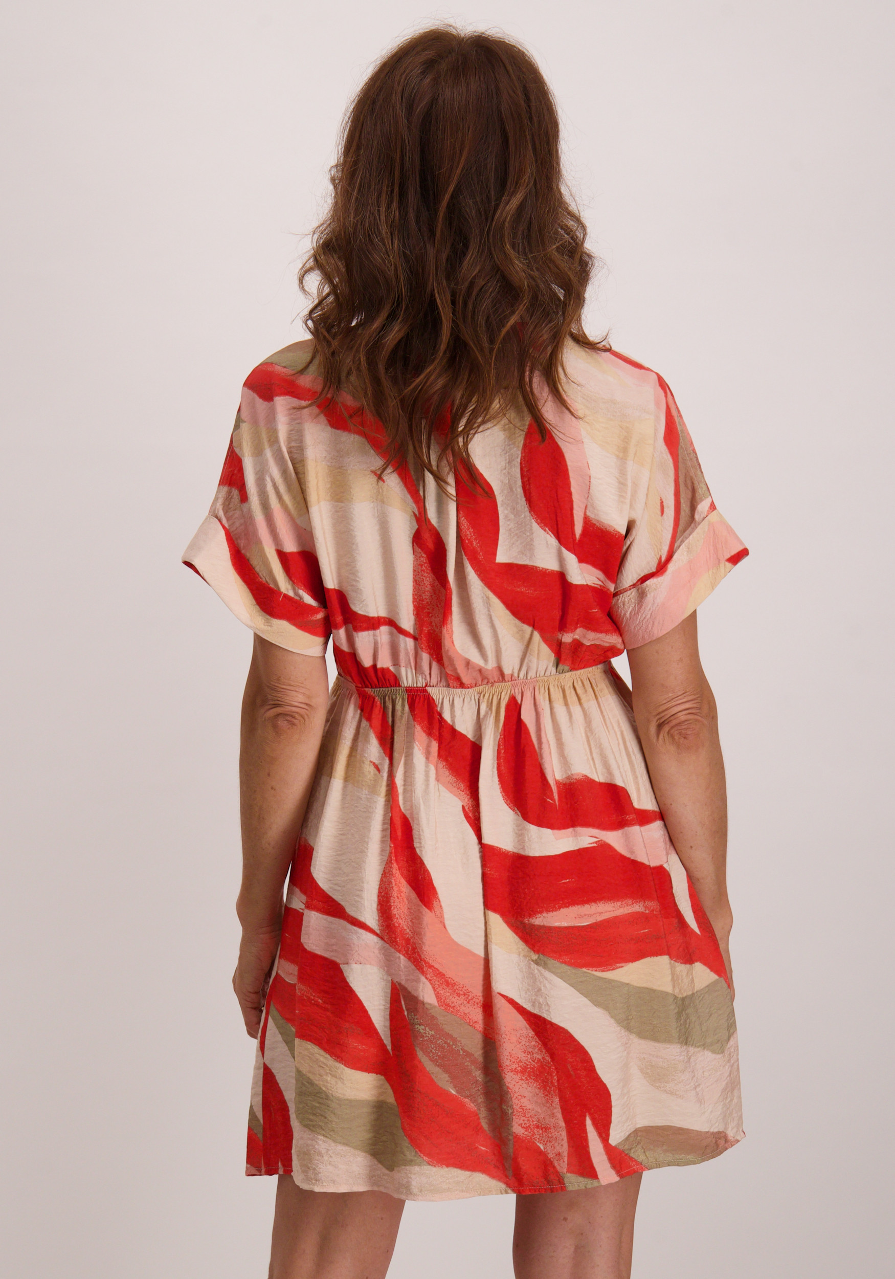 Vero moda Jurk Tyra 10343314 Koraal