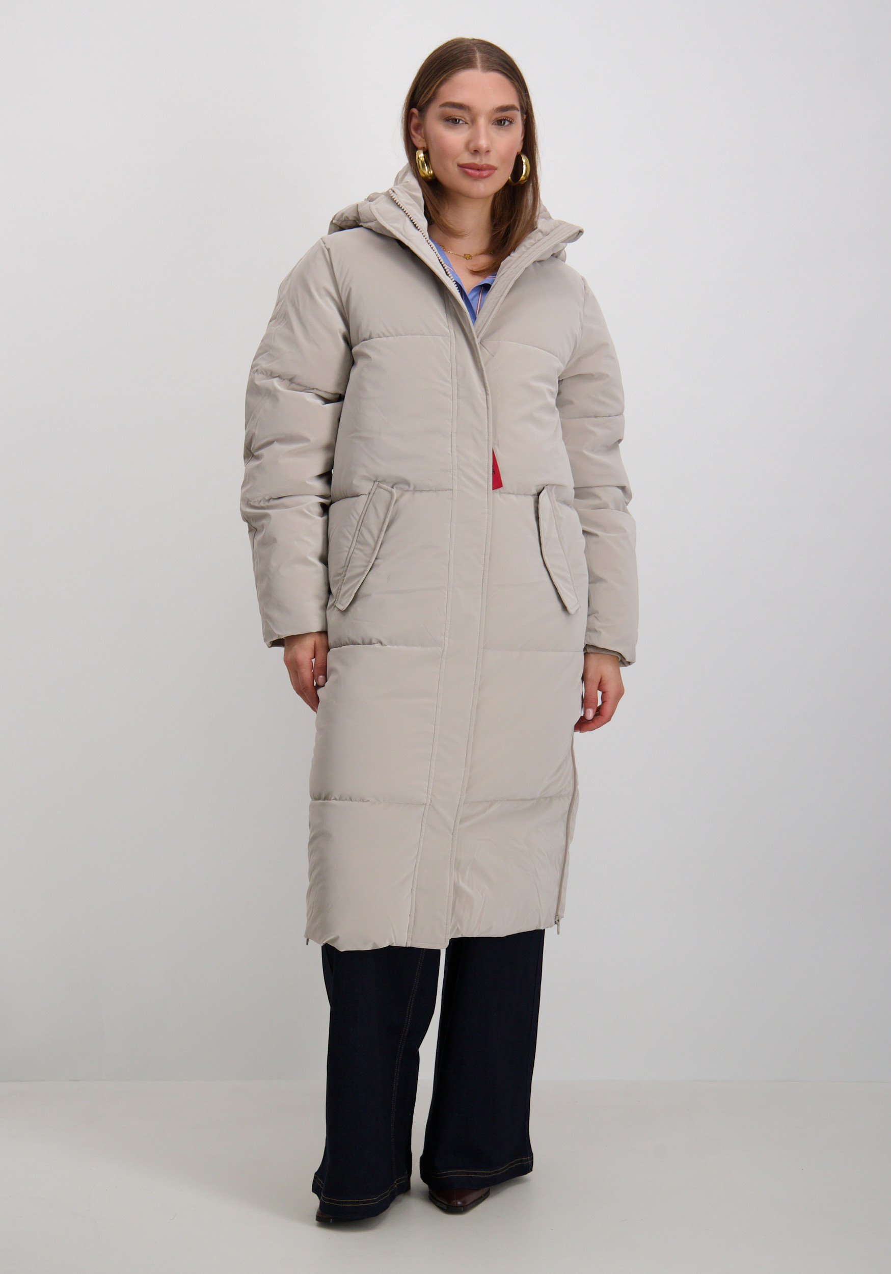 Harper & Yve Winterjas Yitty AW25N202 Licht grijs