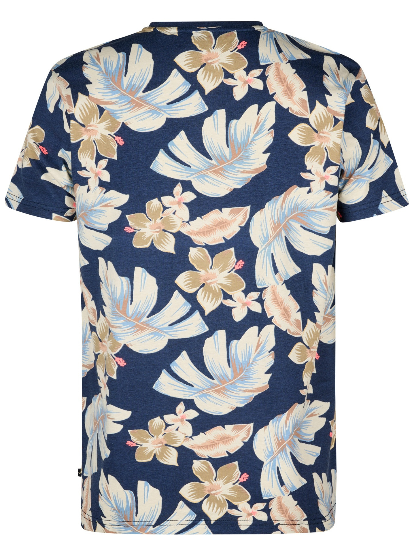 Petrol T-shirt M-1050-TSR655 Donker blauw