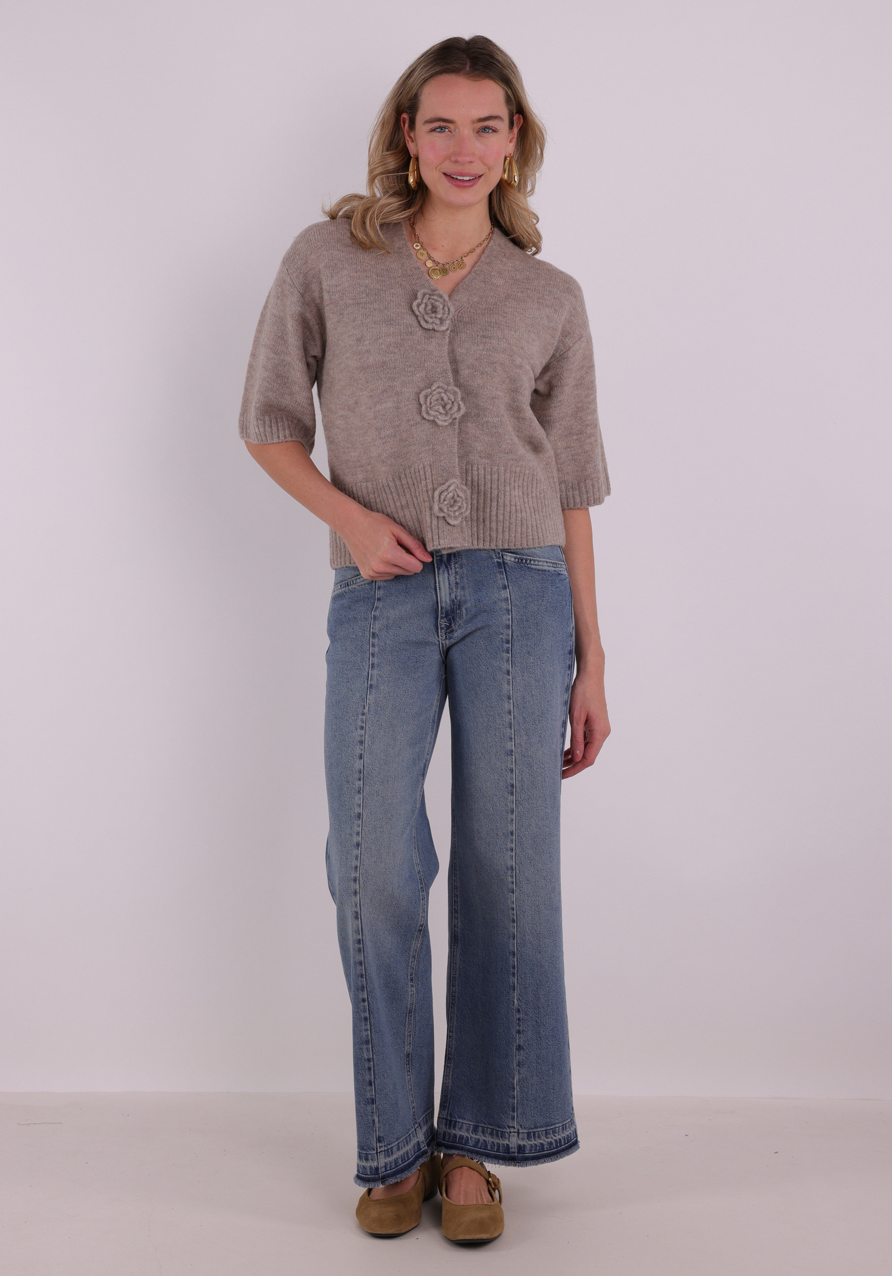 Kaffe Clothing Vest Rosie 10509480 Beige