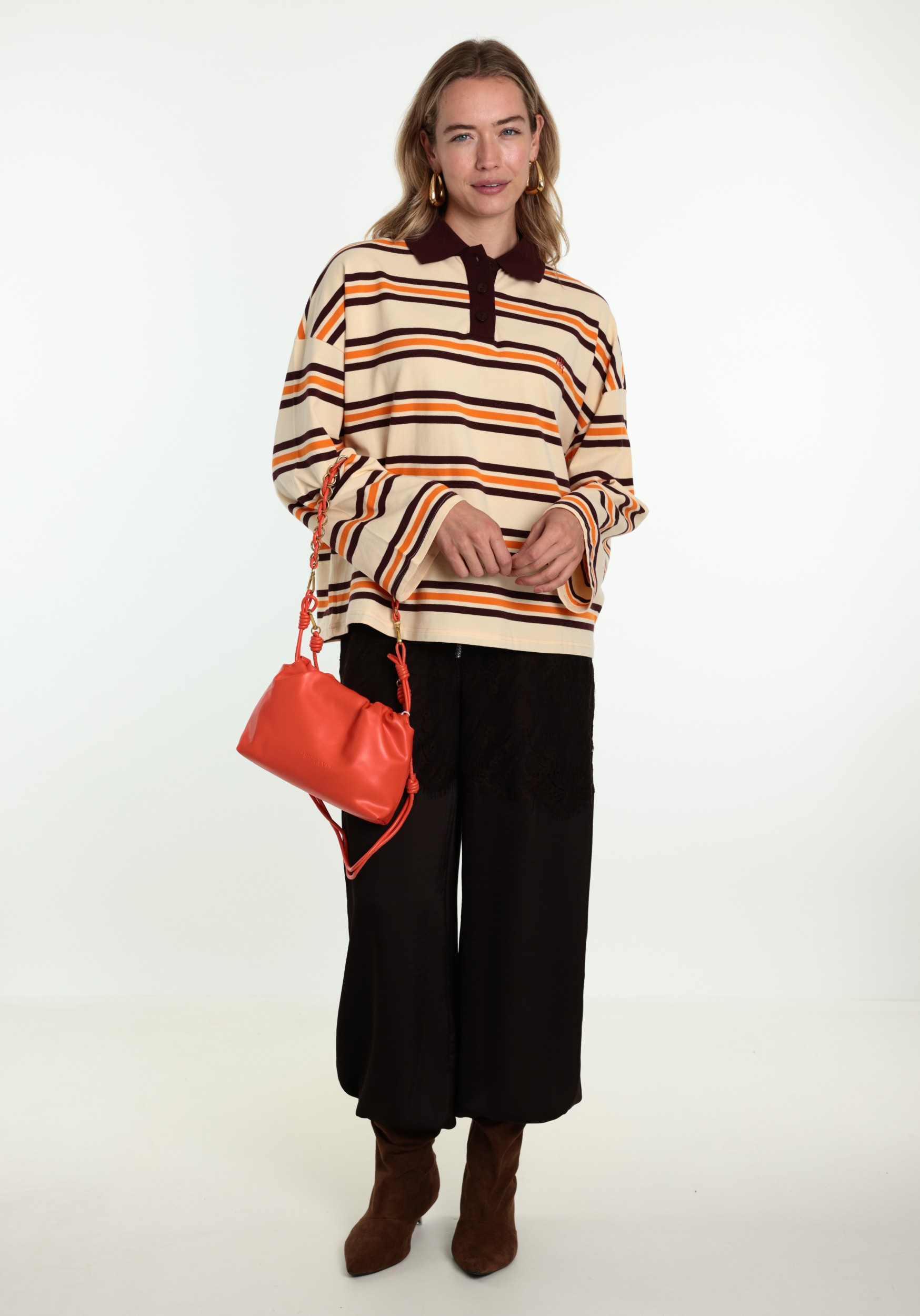 Harper & Yve Sweater Pollie AW6P501 Oranje