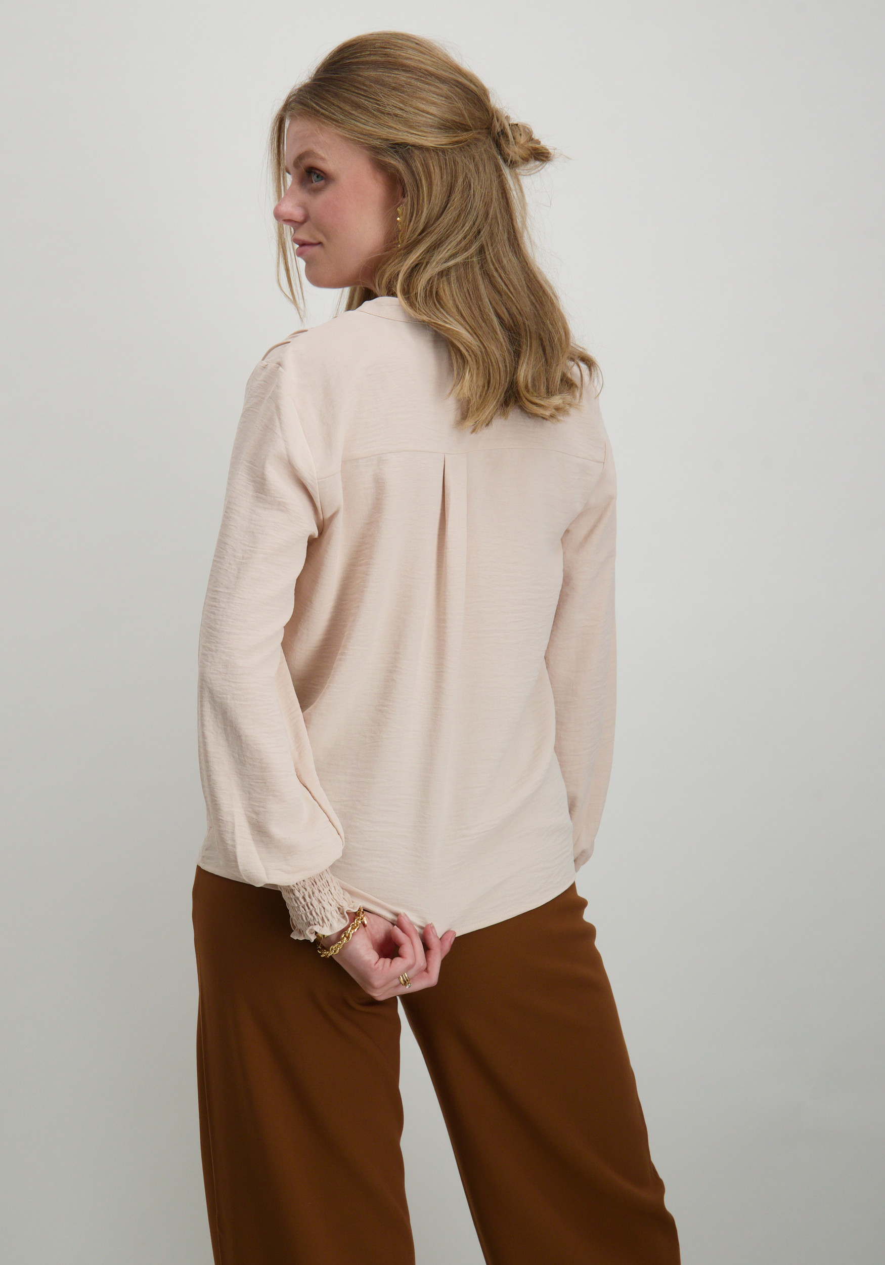 Only Blouse Mette 15284309 Beige