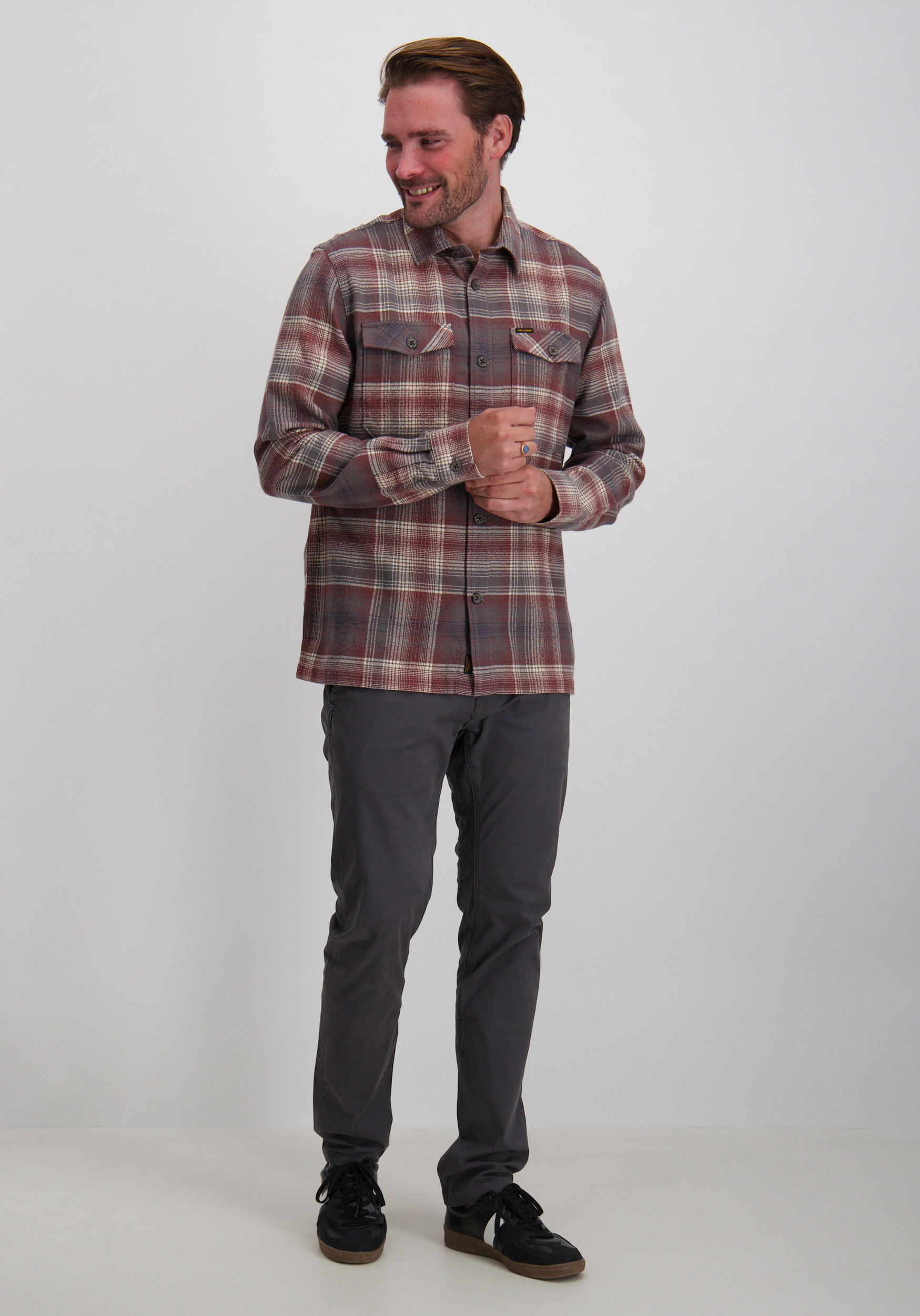 PME Legend Overshirt gerruit PSI2509244 Bruin