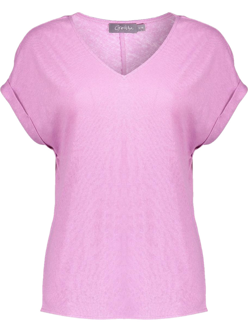 Geisha T-shirt 52103-47 Paars