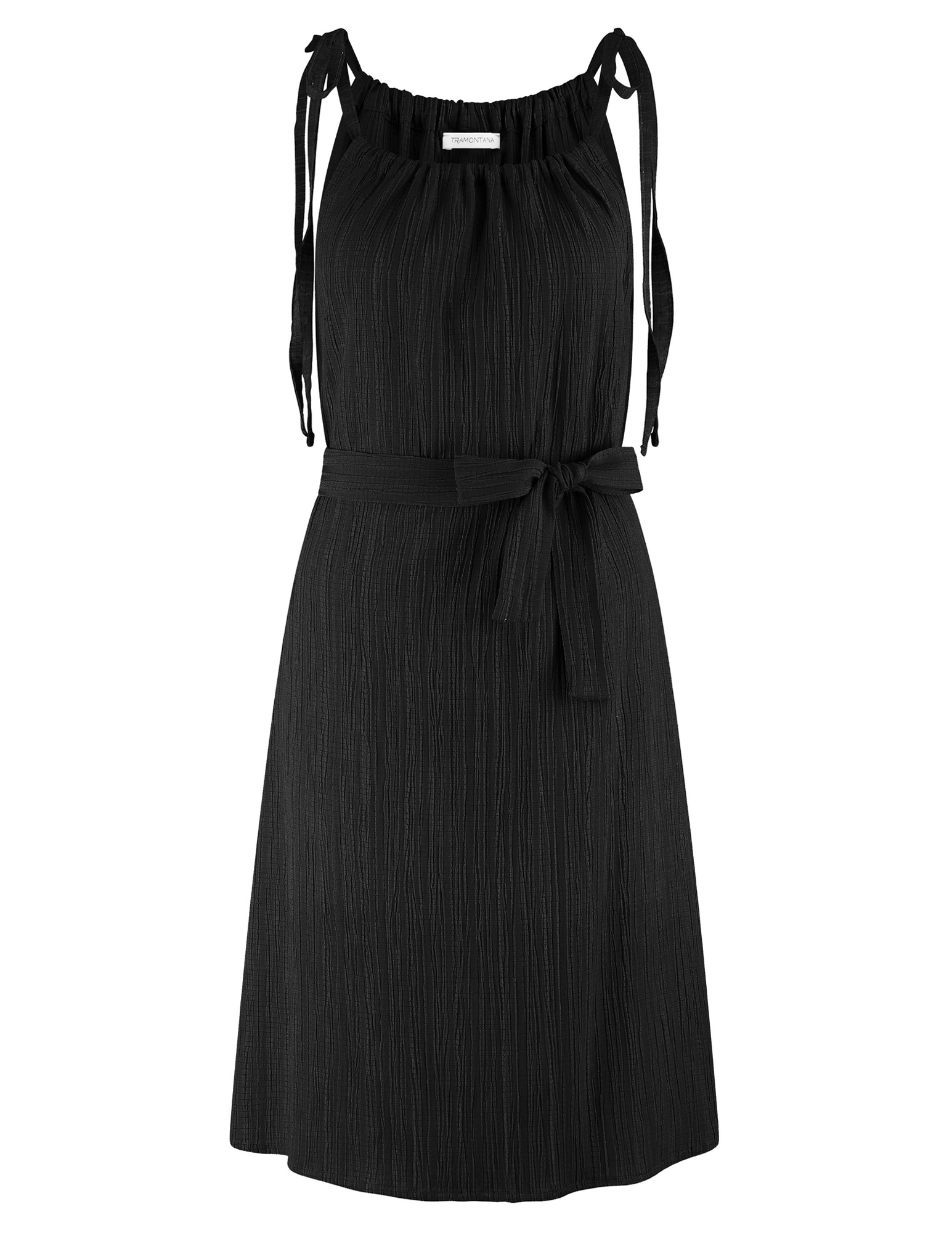 Tramontana Jurk Crinkled S01-16-502 Zwart