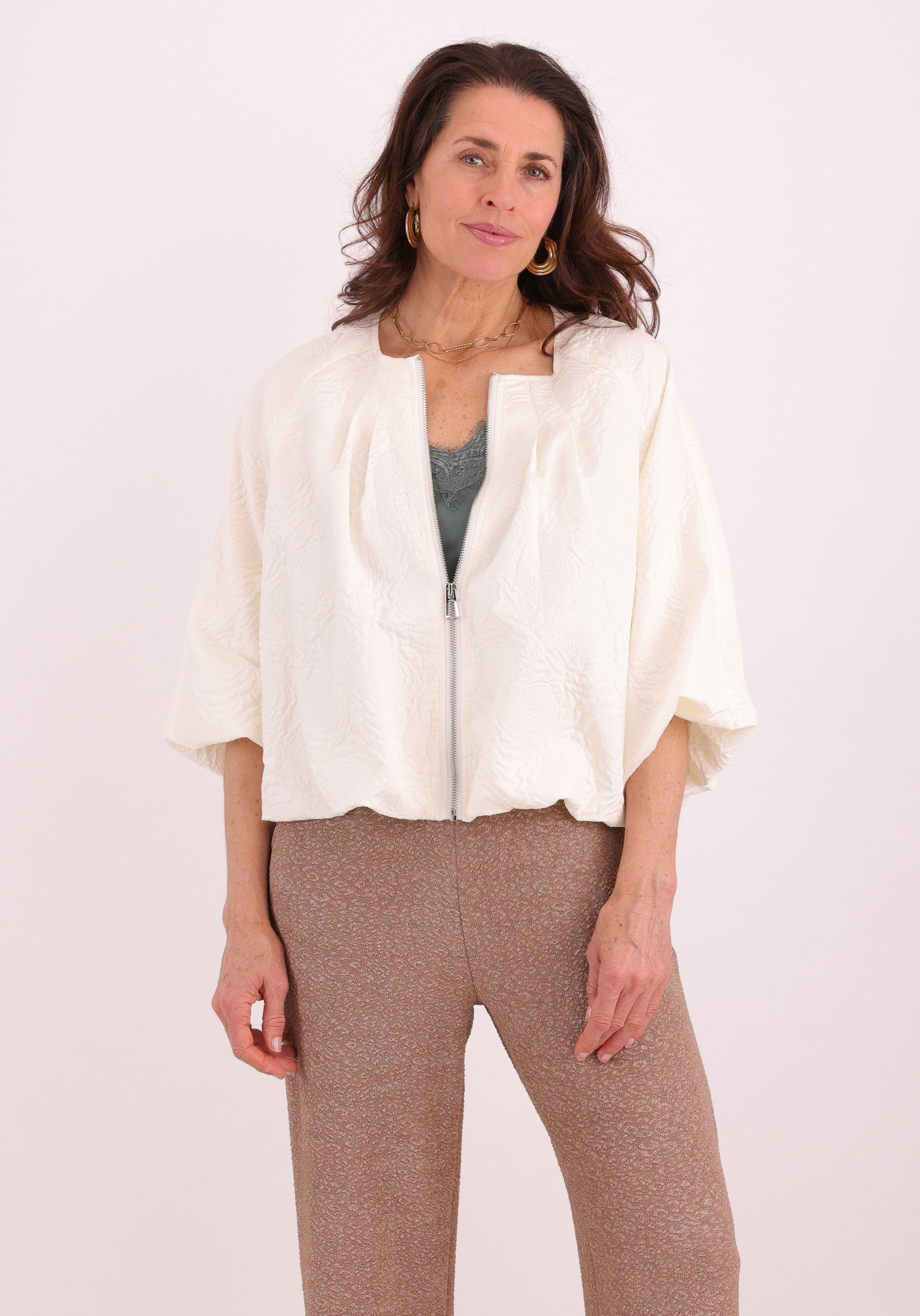 ONLY Balloon jacket Anja 15356774 Wolwit-ecru