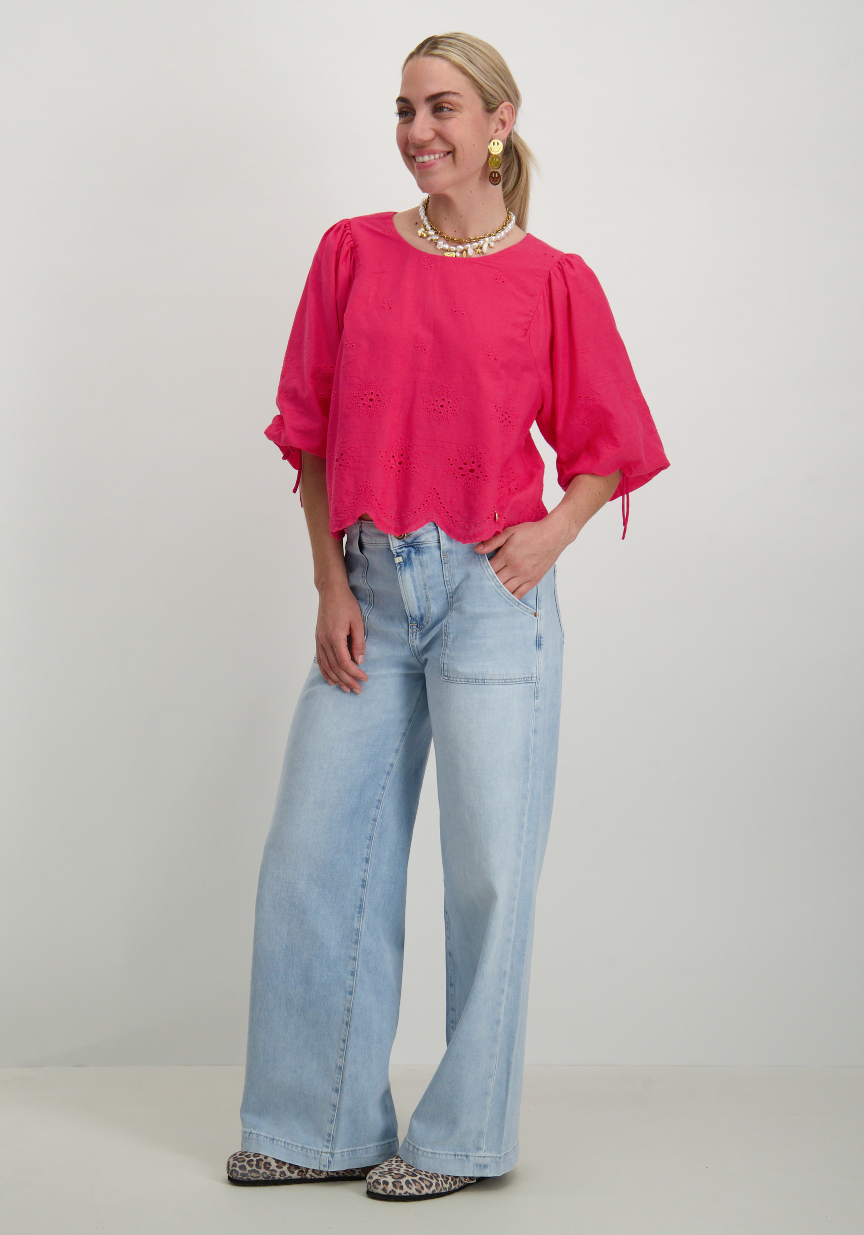Harper & Yve Blouse Levy SS25P609 Roze