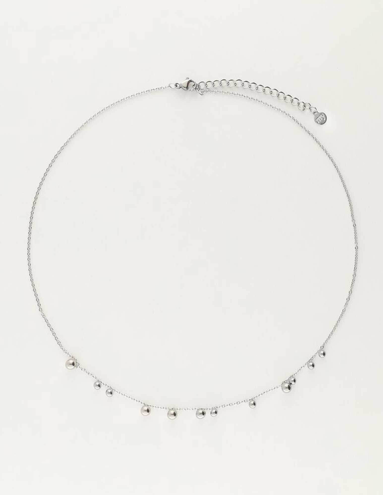 My Jewellery Ketting met bolletjes MJ10125 Zilver