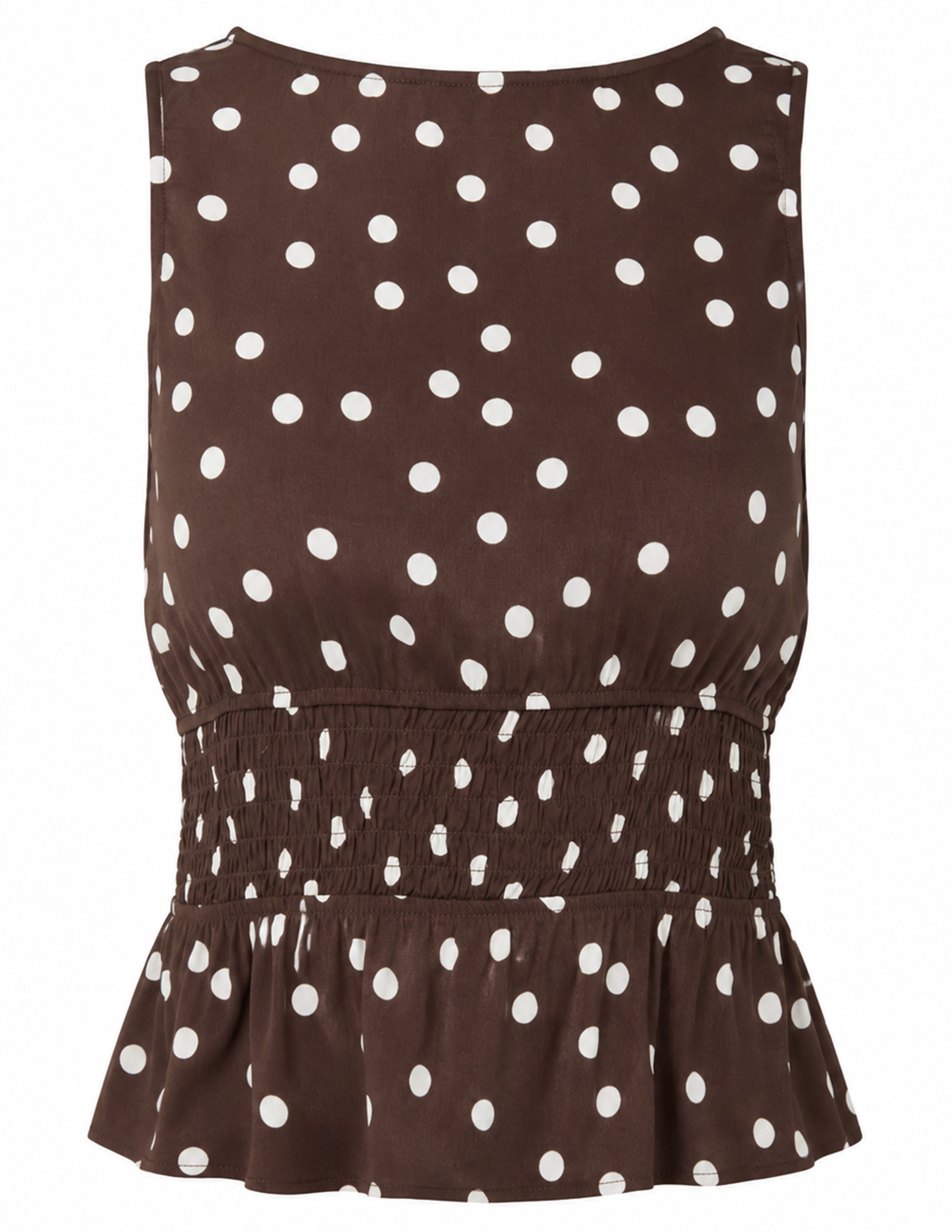 VERO MODA Top Elisa 10347963 Donker bruin