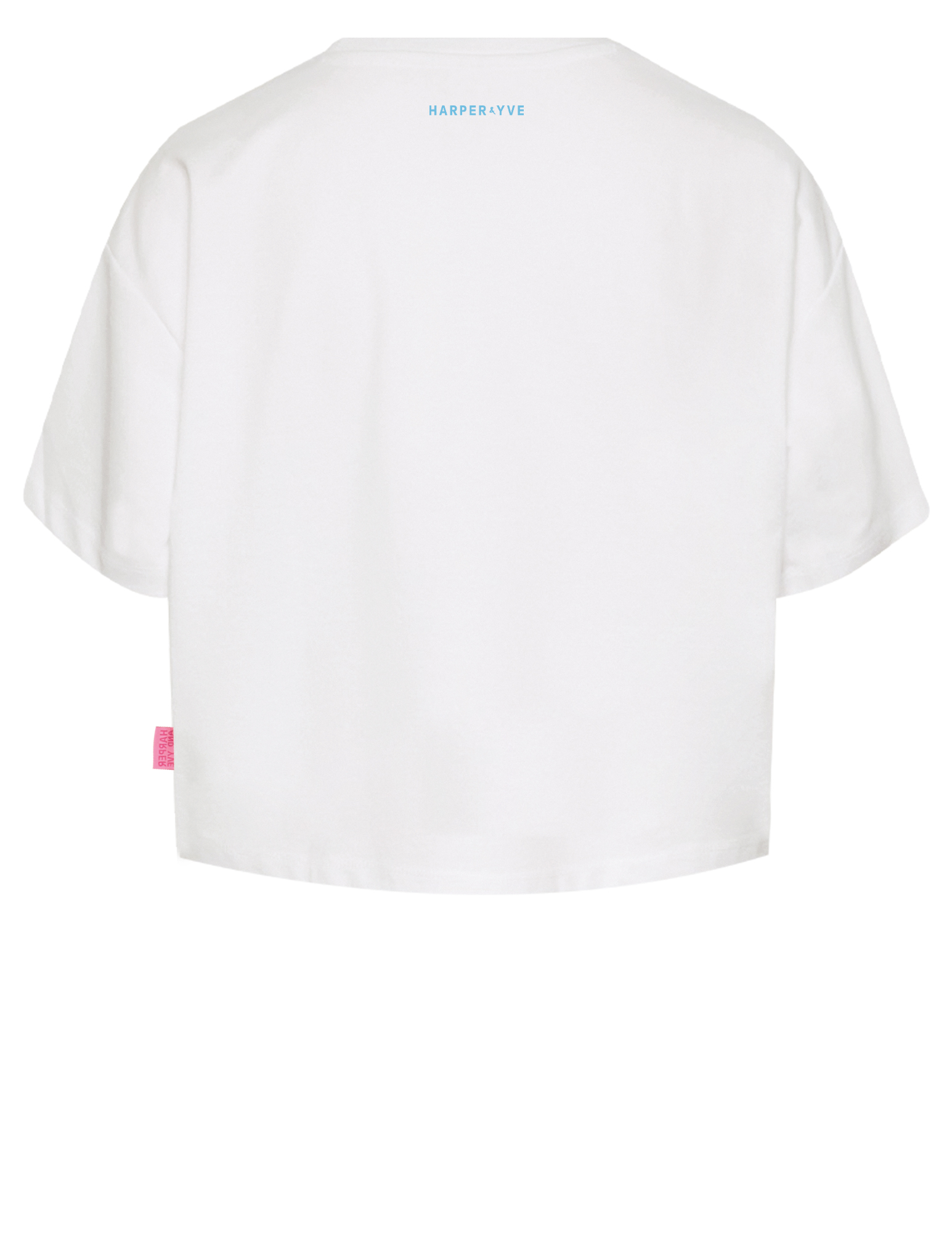 Harper & Yve T-shirt cropped Hotstuff SS25Y308 Ecru