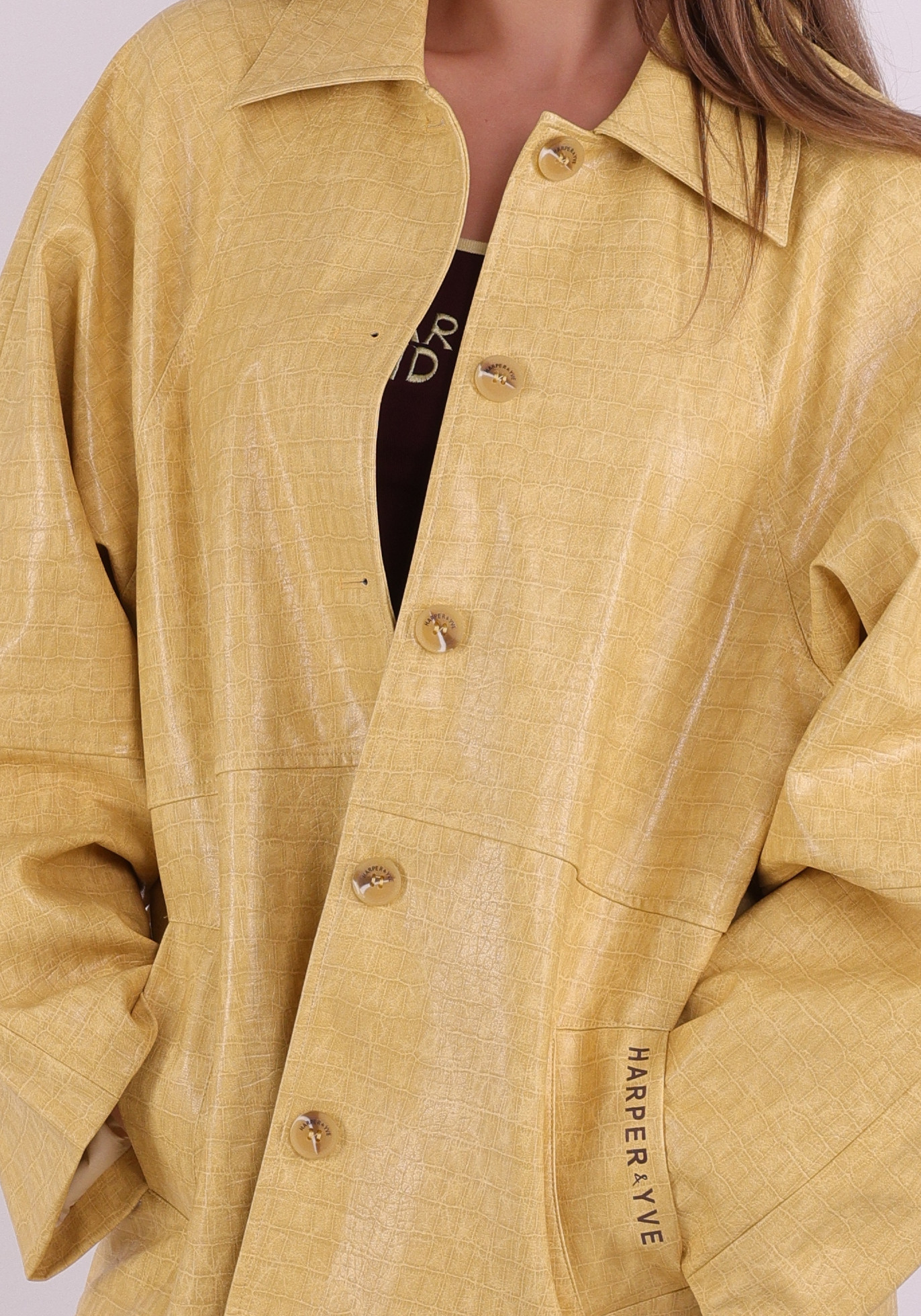 Harper & Yve Jacket Mees SS6N201 Licht geel