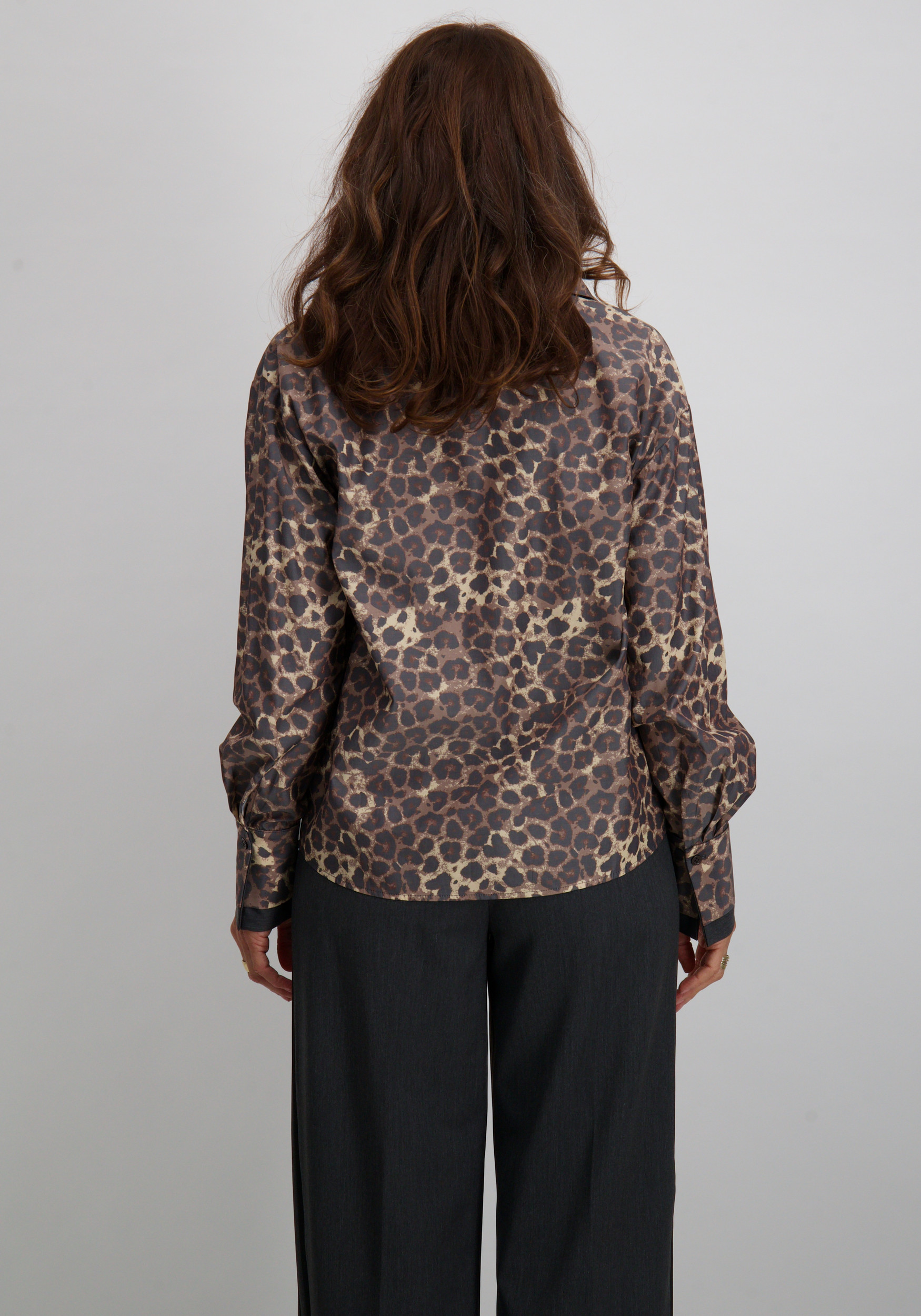 Jansen Amsterdam Blouse  KESSA W25 Bruin