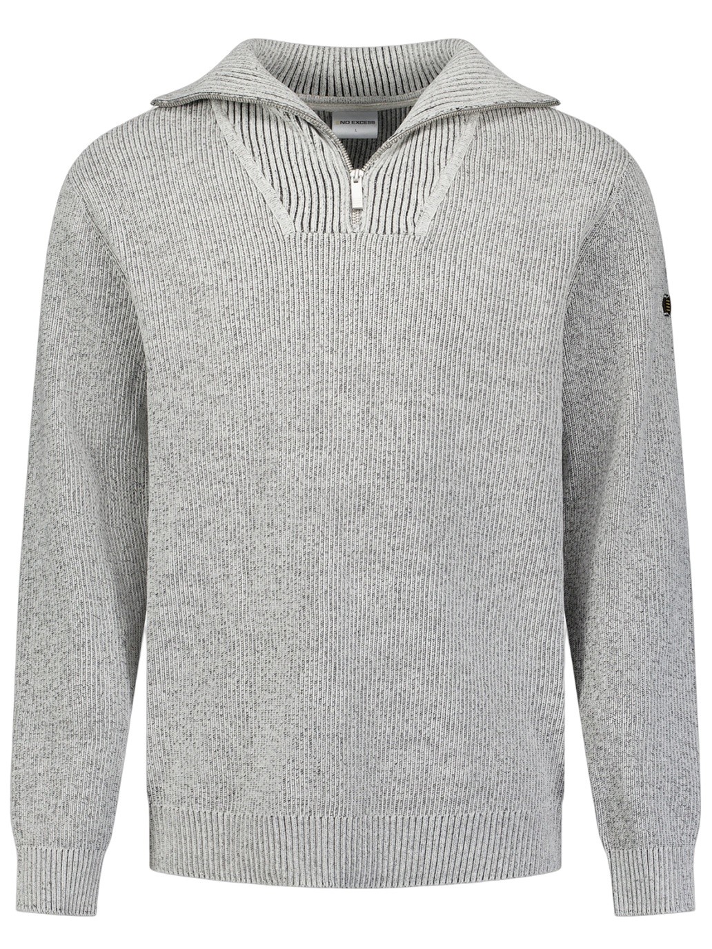 No Excess Trui Half zip 33210967SN Grijs