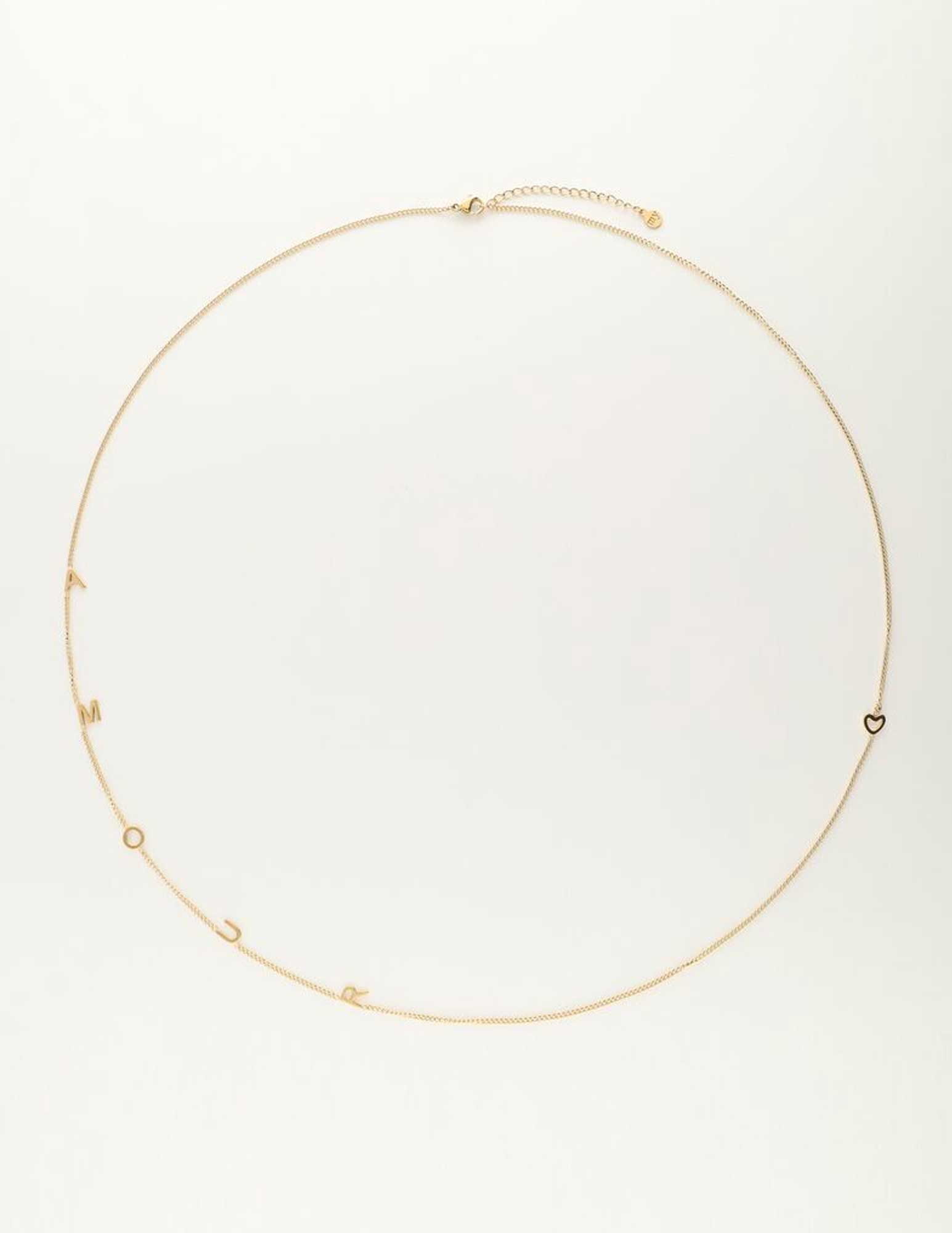 My Jewellery Ketting met amour letters MJ10376 Goud