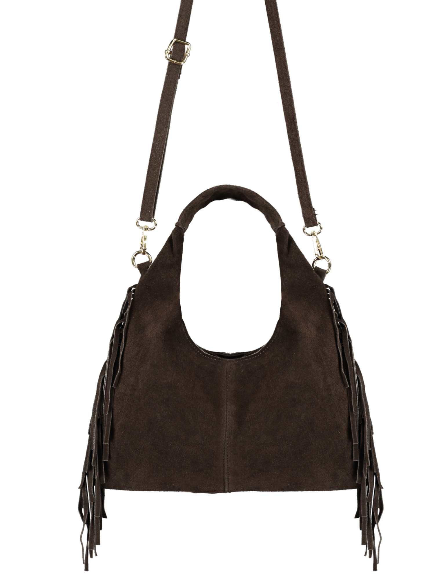 BELIEVE Tas Fringe RL-0984-DBR Donker bruin