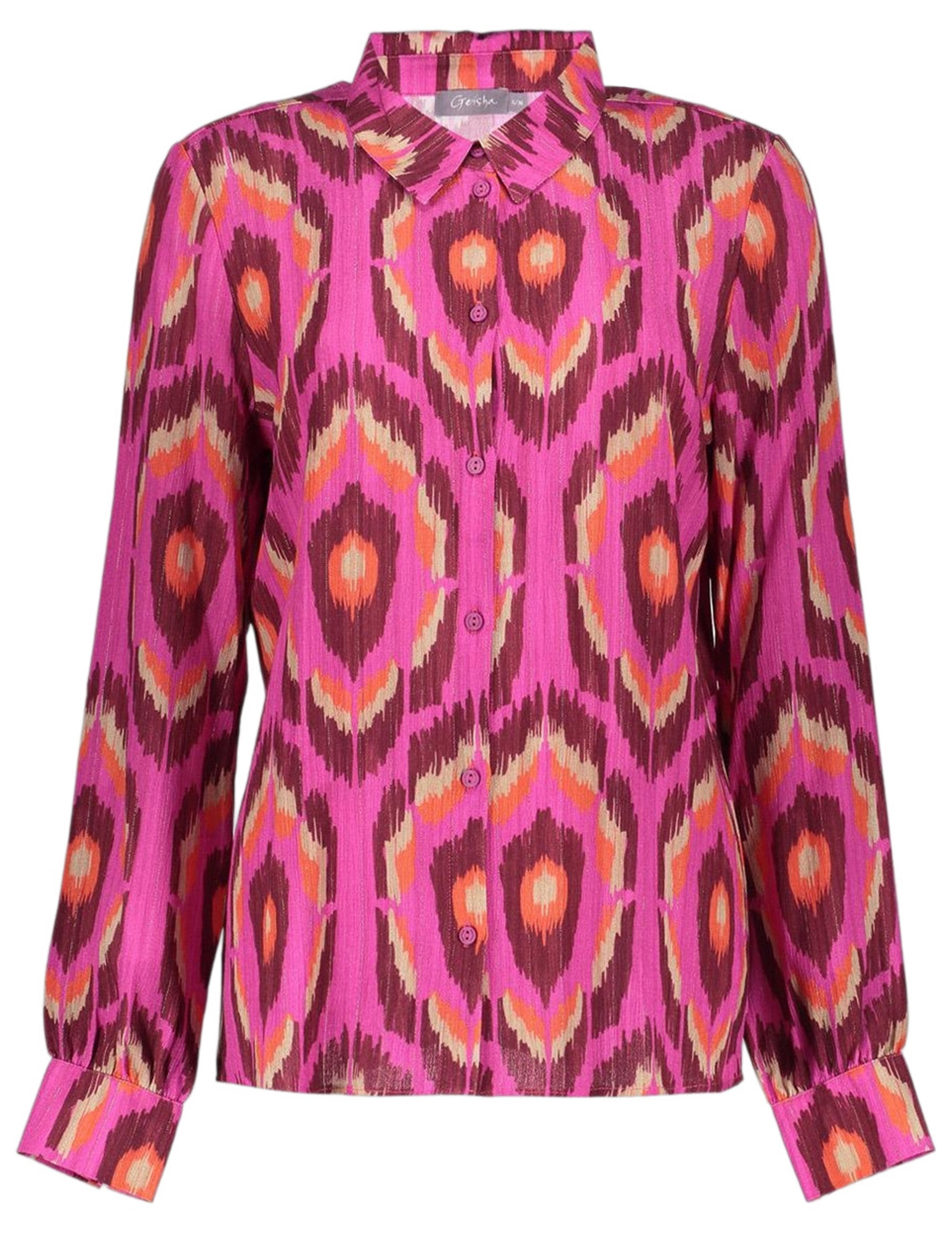 Geisha Blouse all-over print 53635-20 Rose