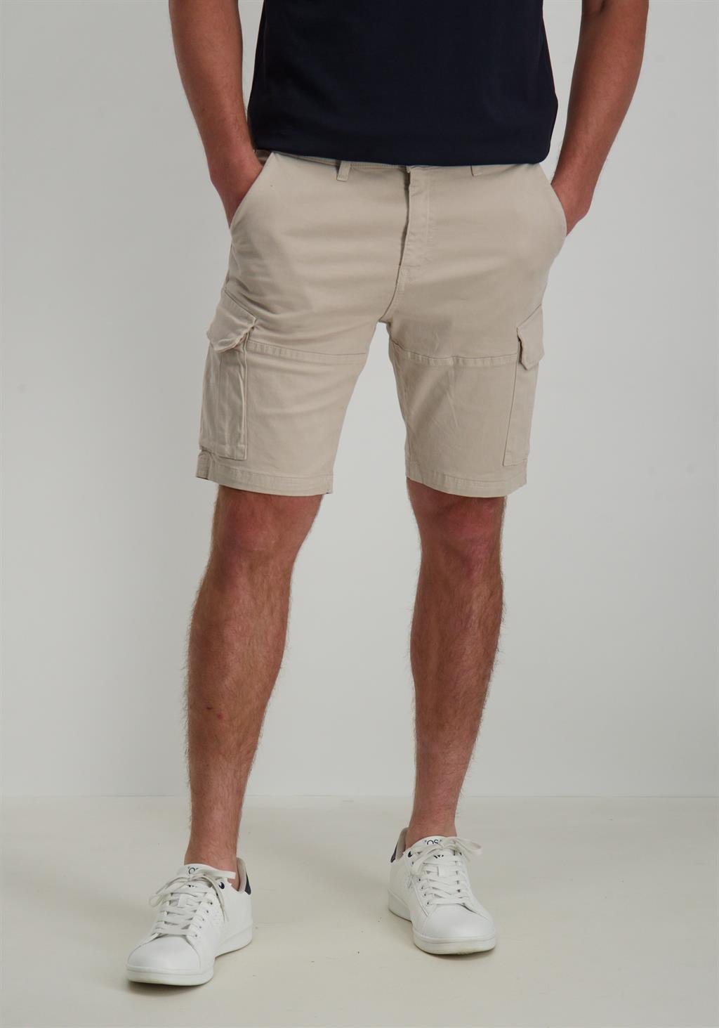 Pure White Korte broek Cargo 24010508 Zand