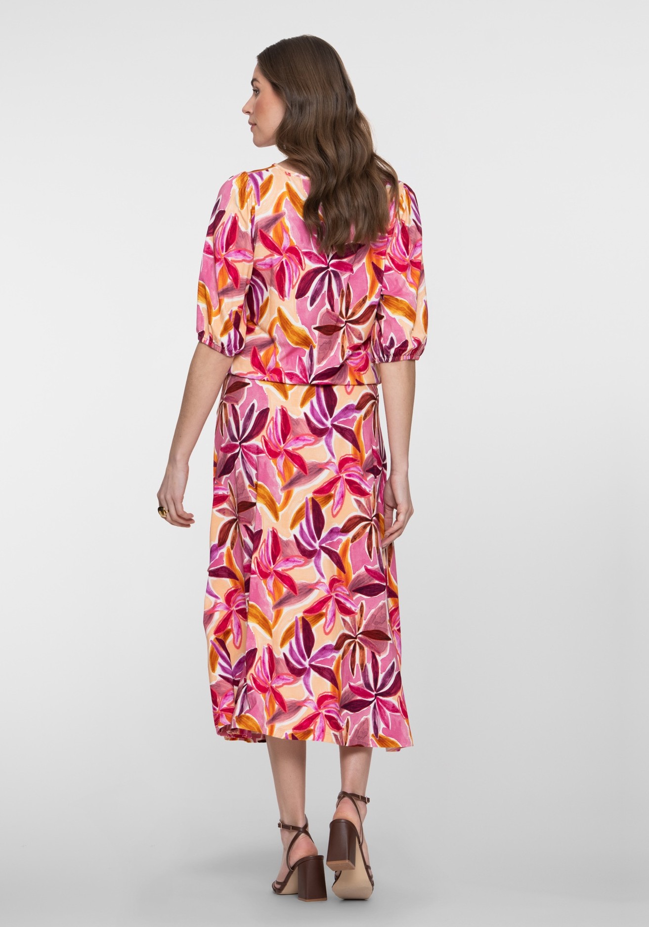Geisha Lange rok 66070-60 JILL Paars