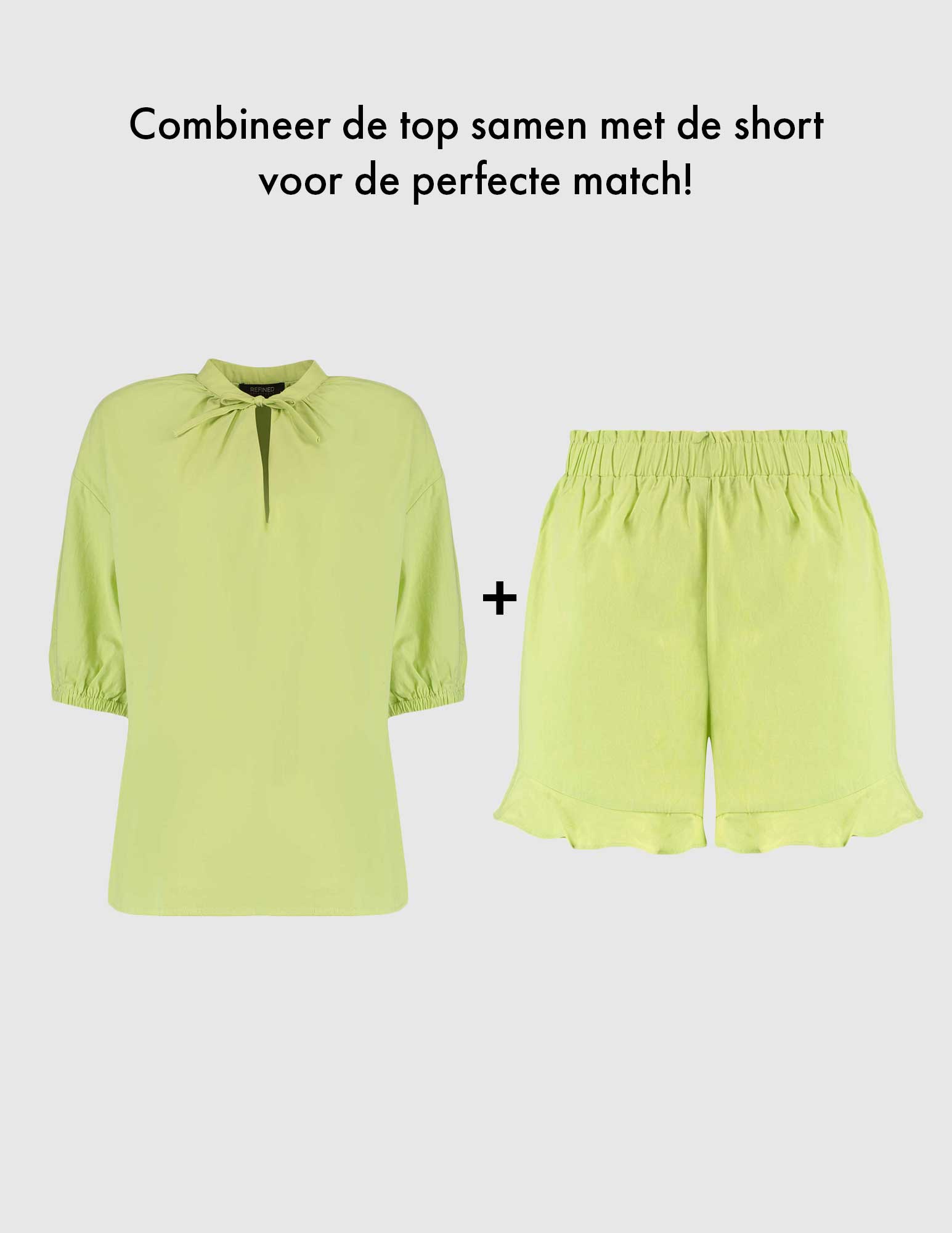 Refined Department Blouse Lyann R2405940530 Groen
