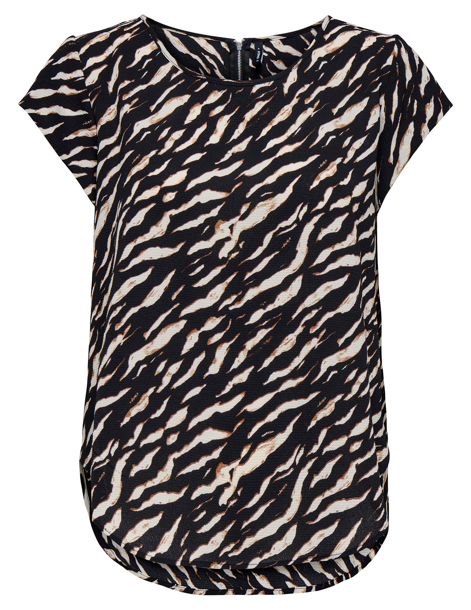 Only Blouse Vic met print 15161116 Zand