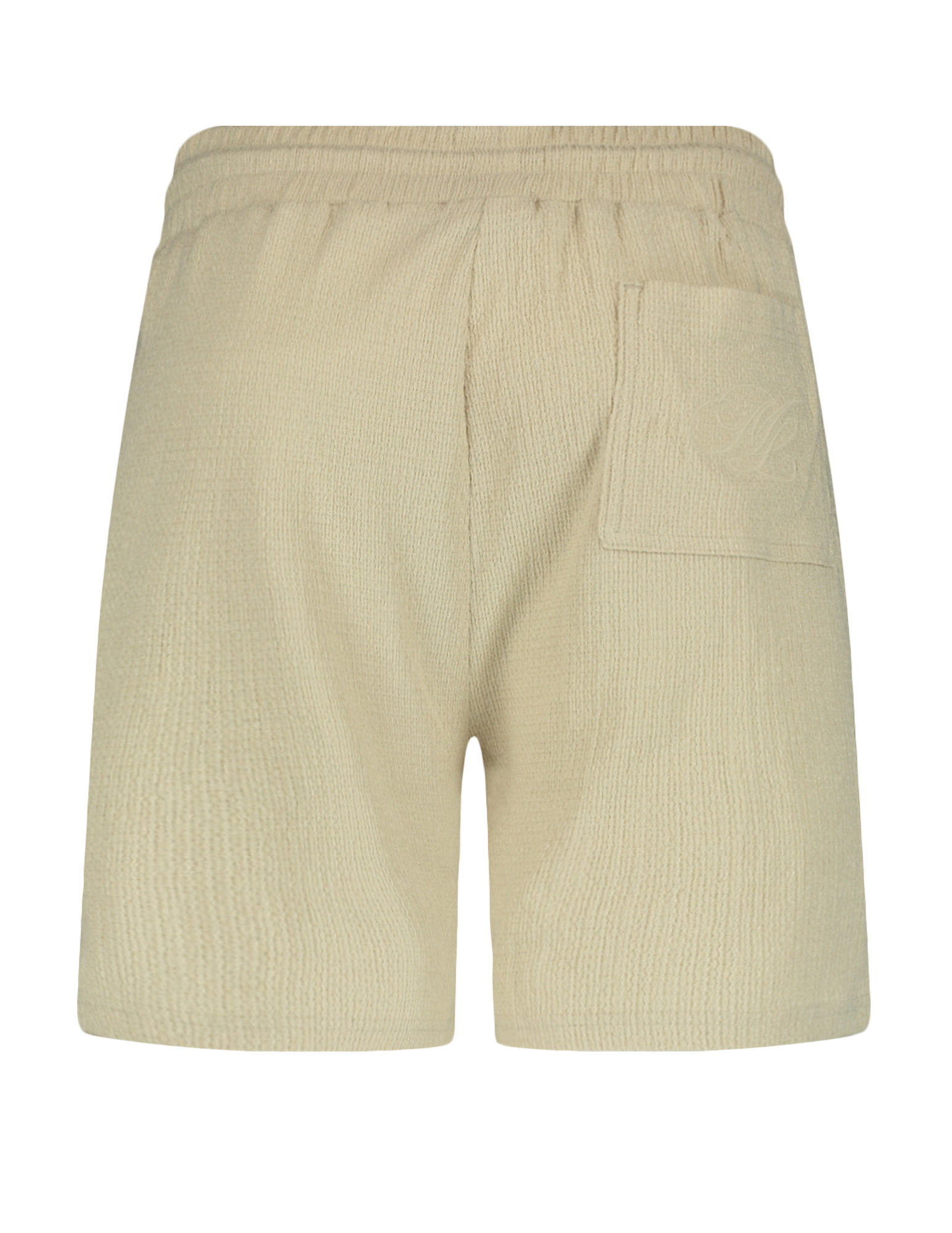 Malelions Short Emblem Seersucker MMC30026061 Beige