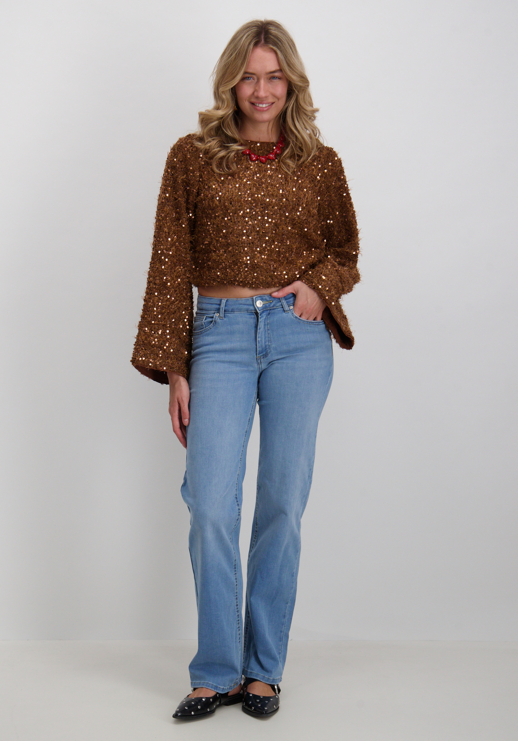 Only Jeans Blush straight 15337794 Licht blauw