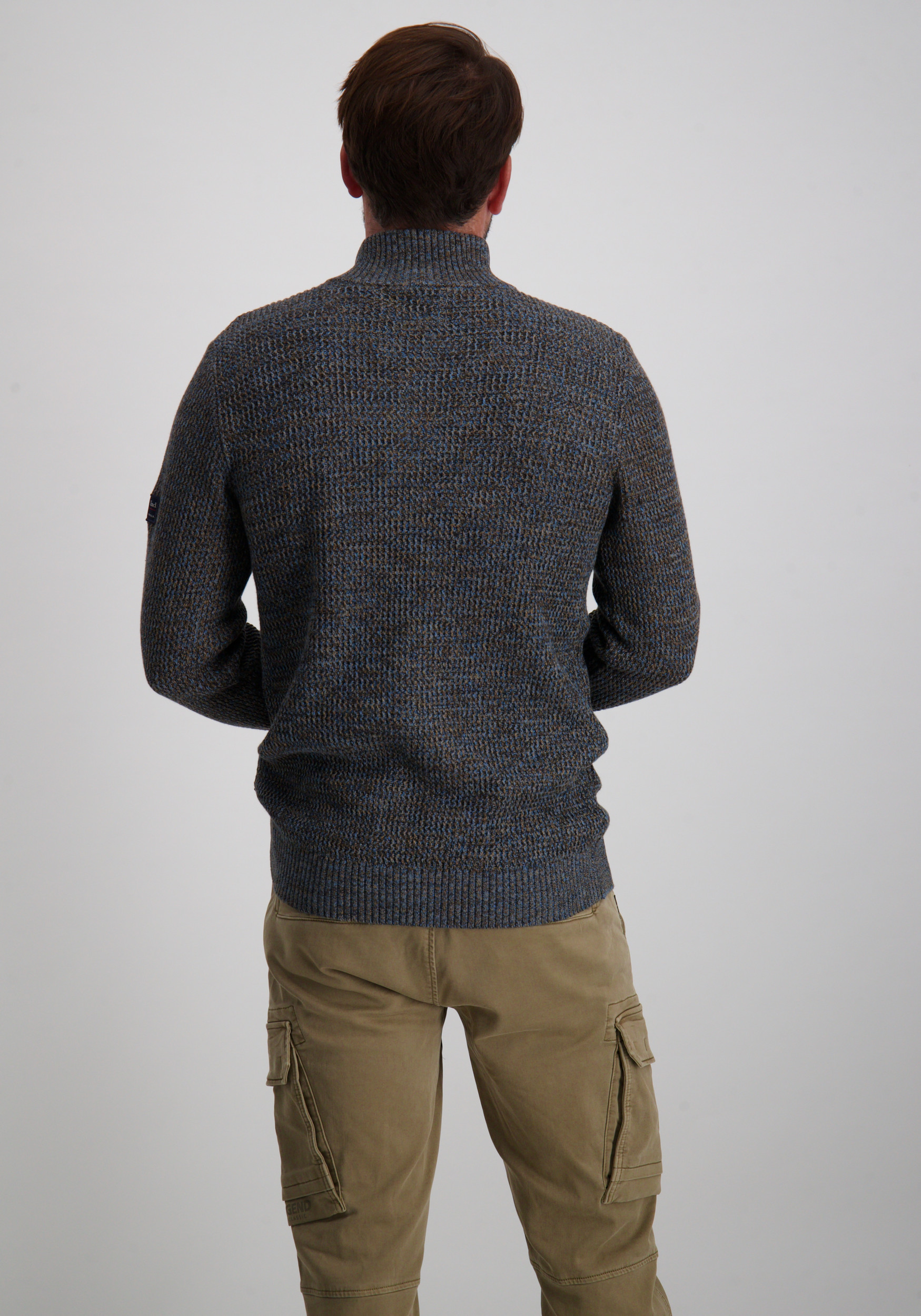 Petrol Trui M-3050-KWC270 Blauw