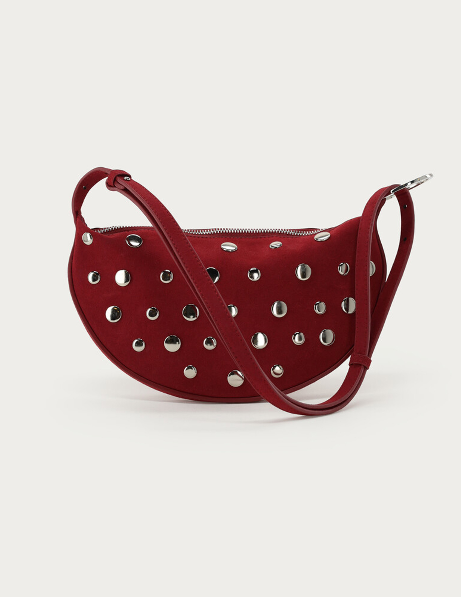 My Jewellery Crossbody tas met studs MJ14750 Rood