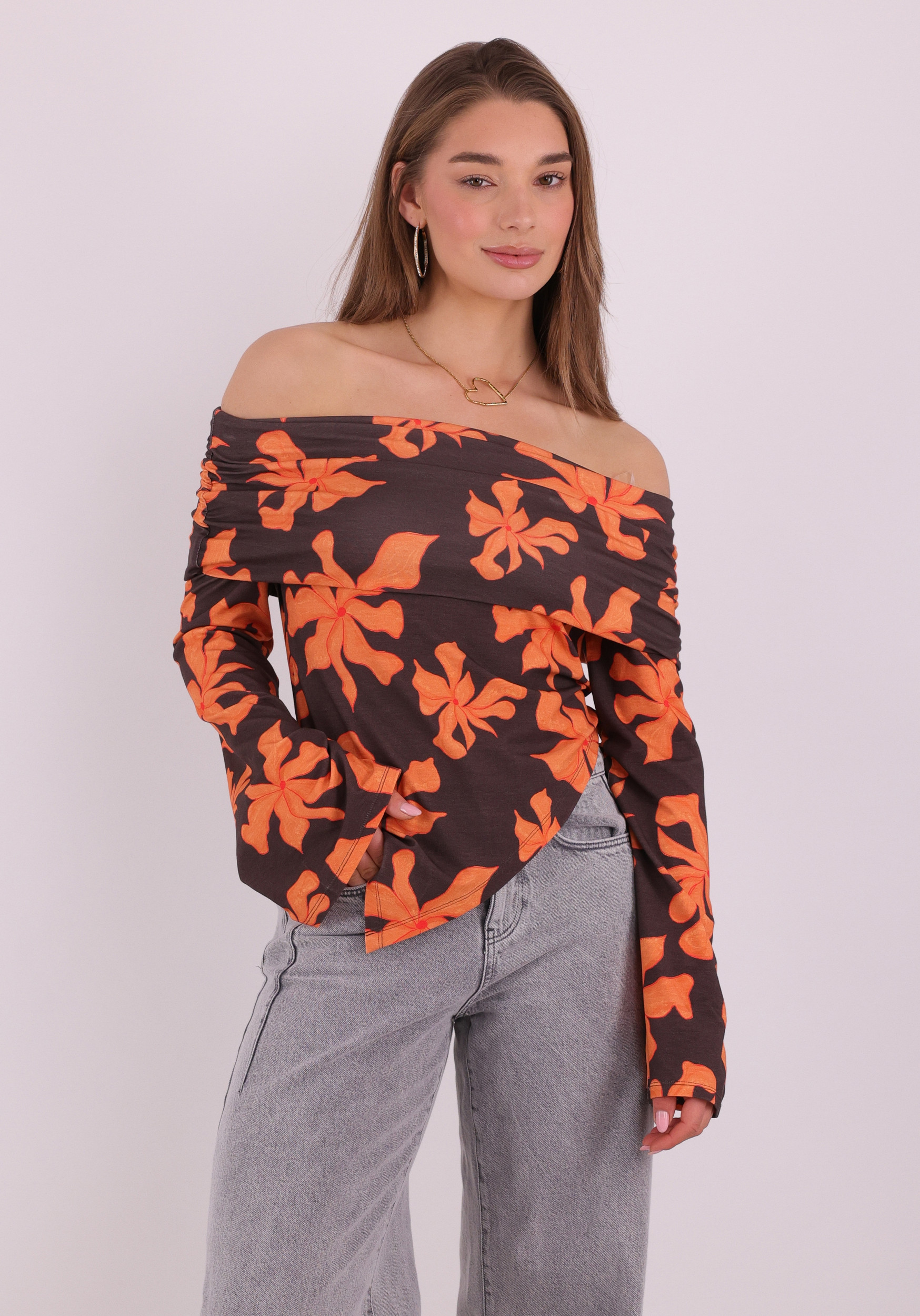 Harper & Yve Top Jesse SS6T505 Oranje